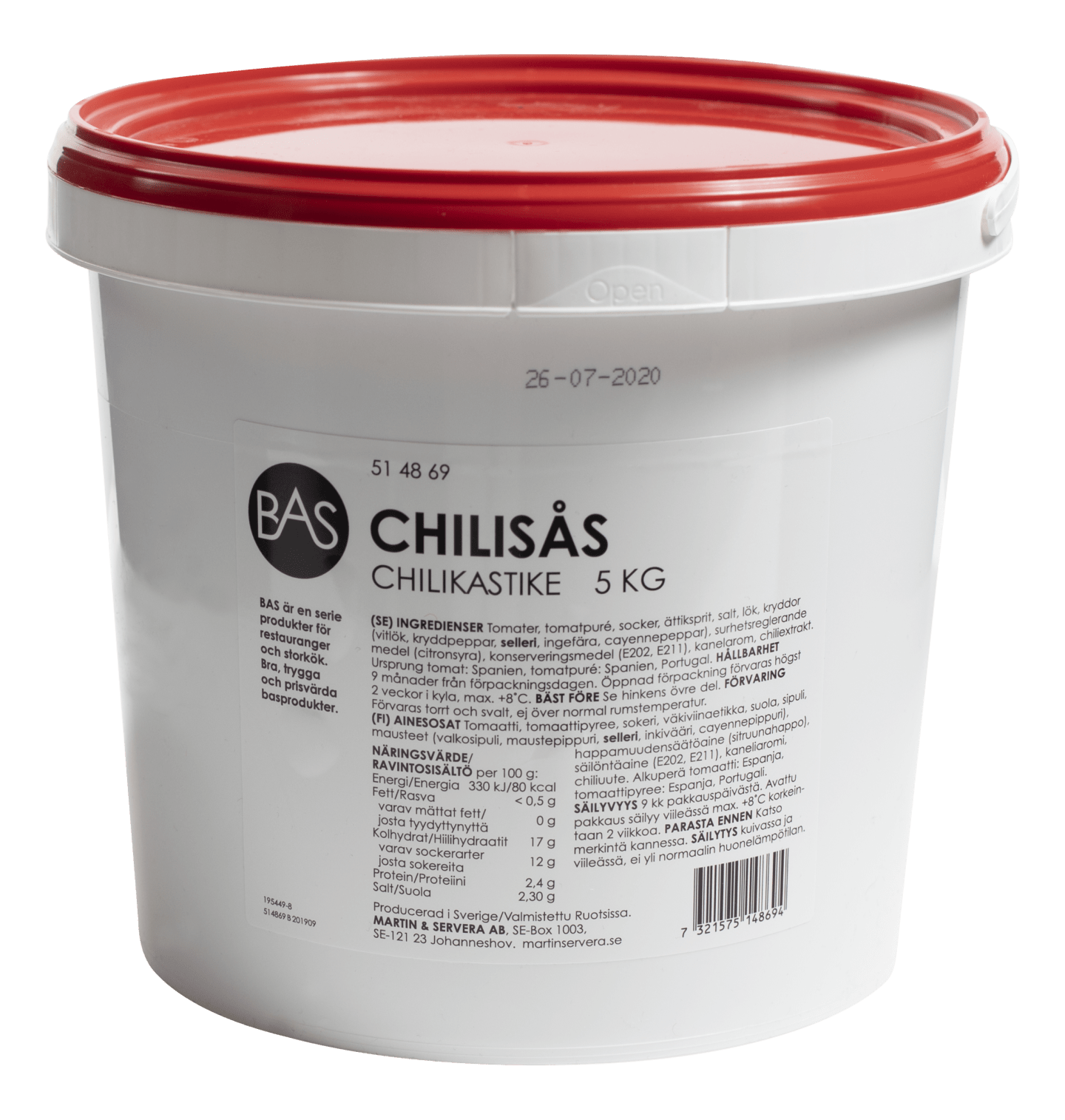 Chilisås 5kg
