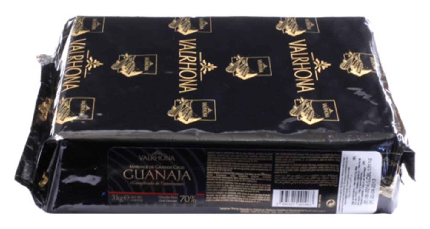 Guanaja mörk choklad block 70% 3x1kg