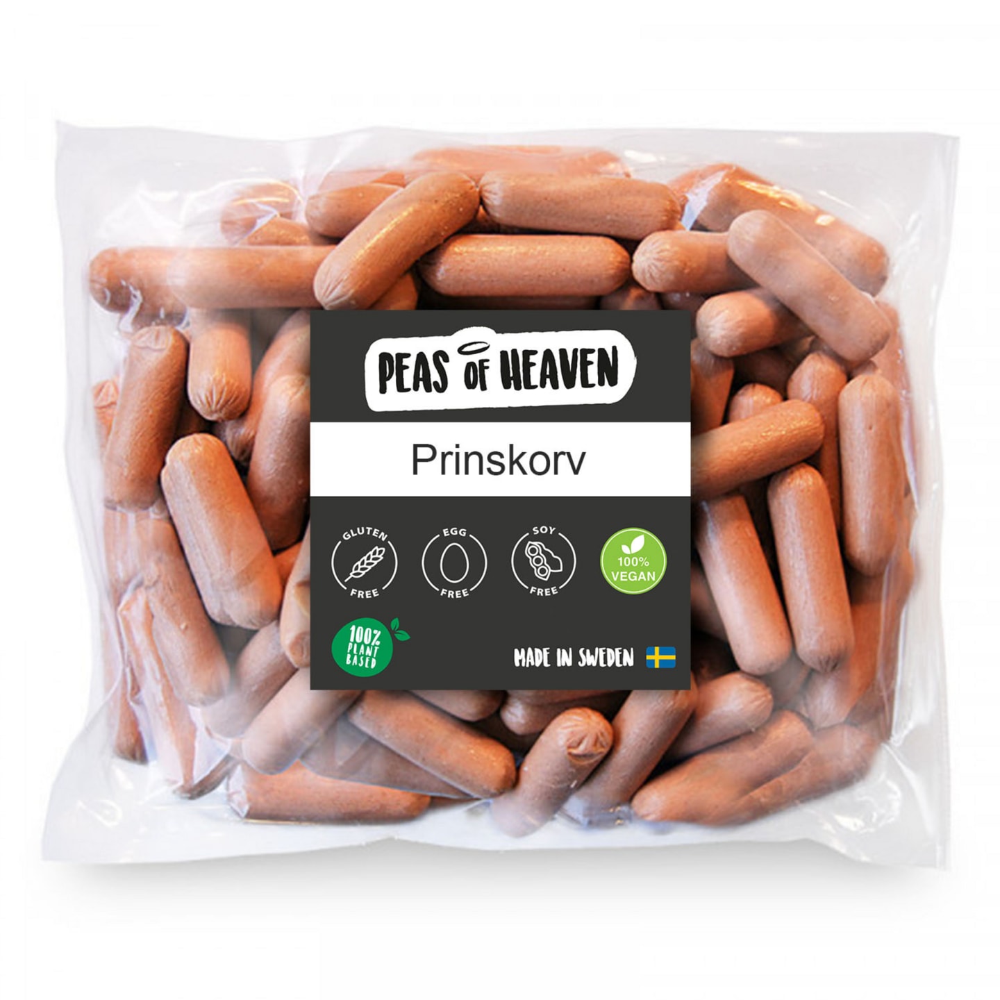 Prinskorv vegan ca 14g/1kg - Bild 1 av 3