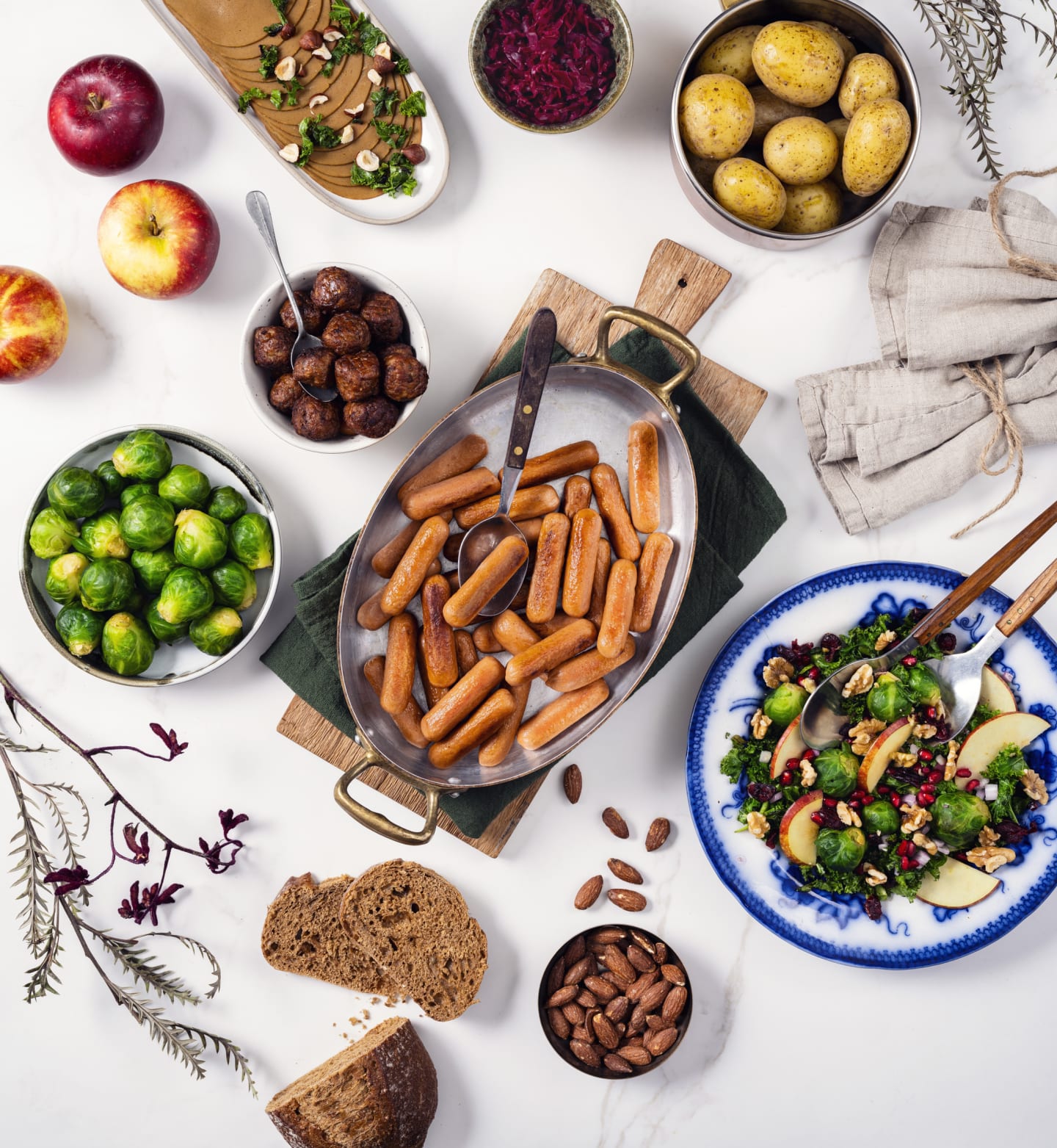 Prinskorv vegan ca 14g/1kg - Bild 1 av 3