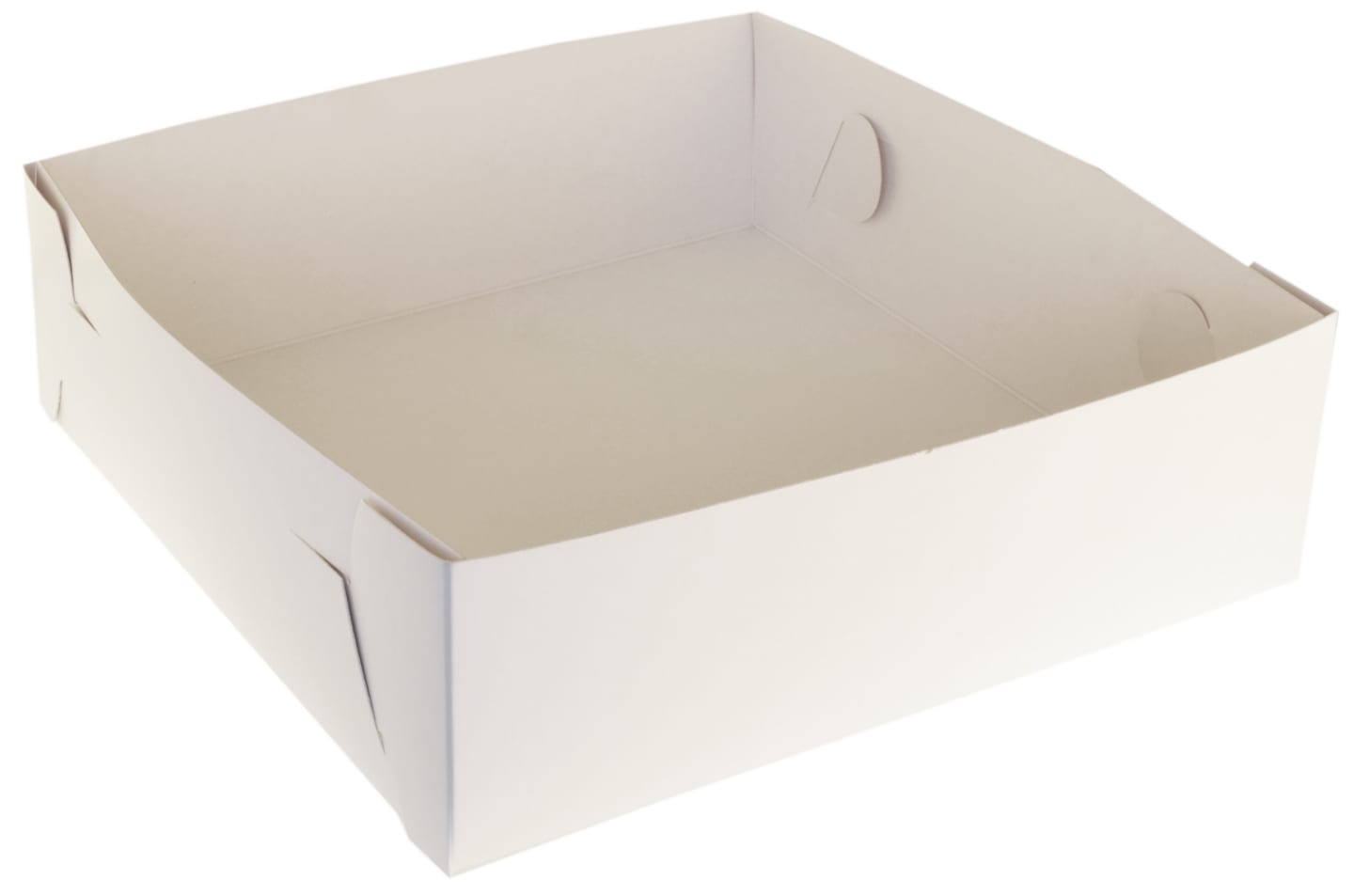 Tårtbotten till kartong vit 32x32x10 100
