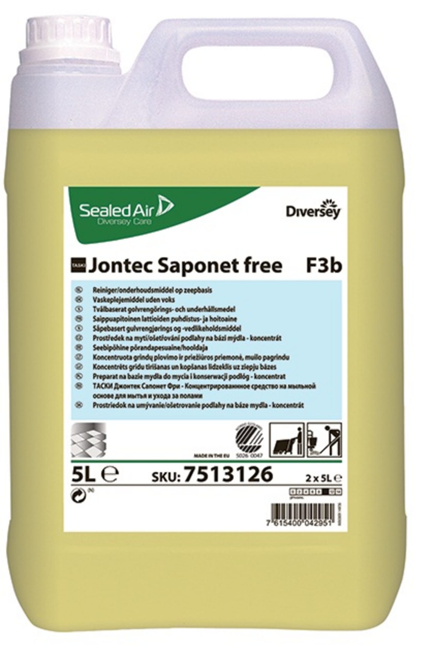 Jontec Sapone golvvård free 5L