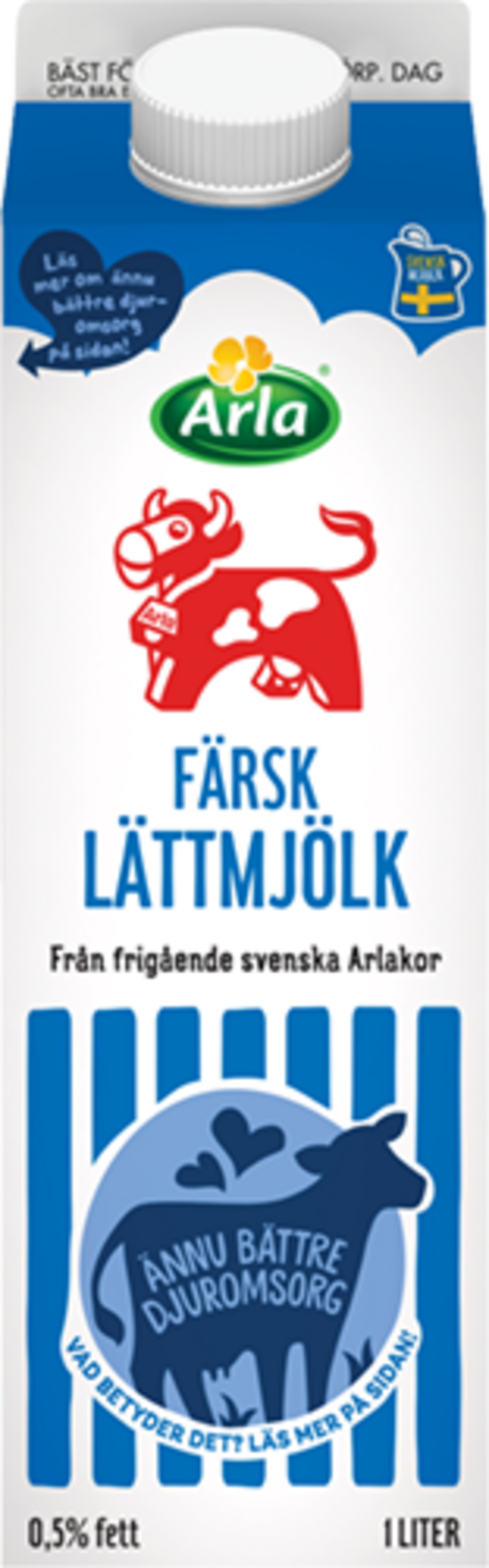 Lättmjölk 0,5% 1L - Bild 1 av 2