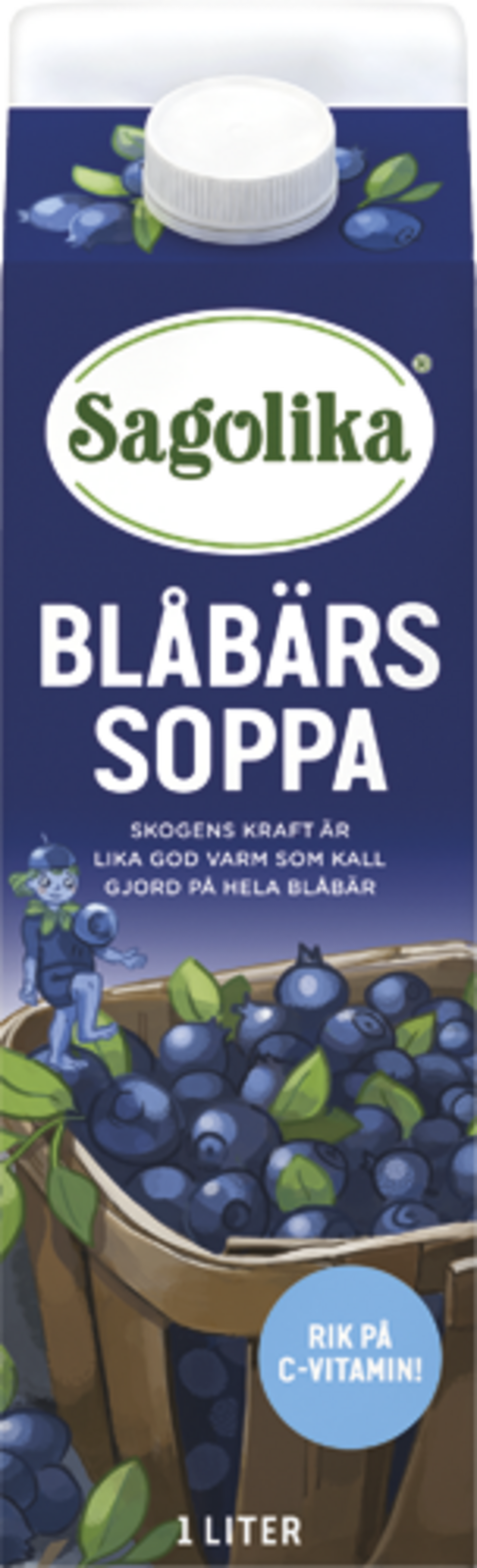 Blåbärssoppa sagolika 1L