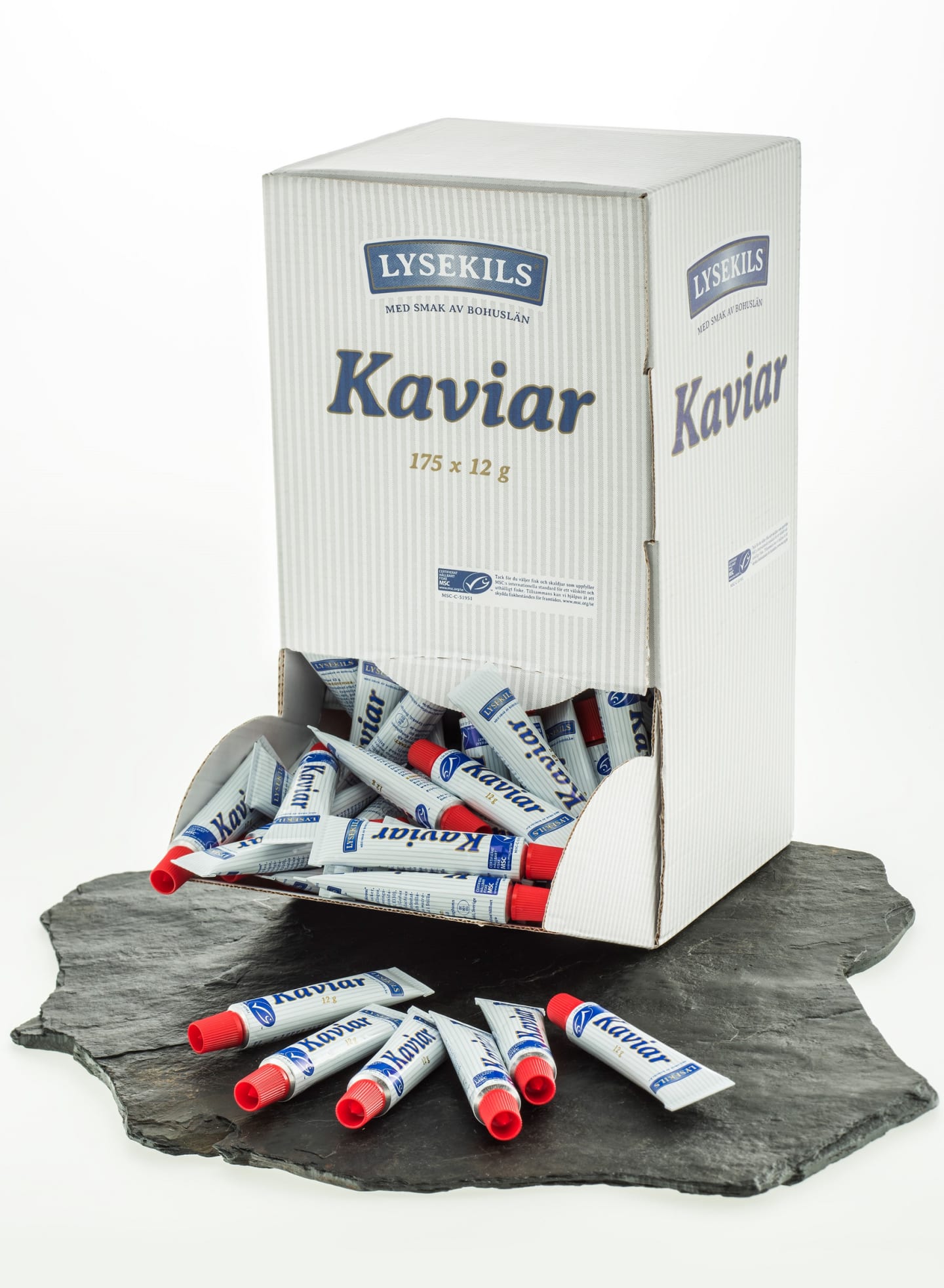 Lysekils kaviar rökt portionstub MSC 12g