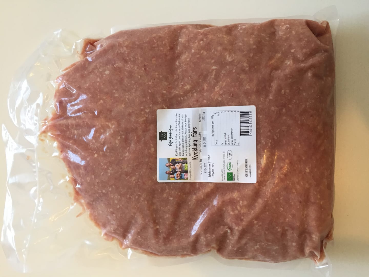 Kycklingfärs 2,5kg