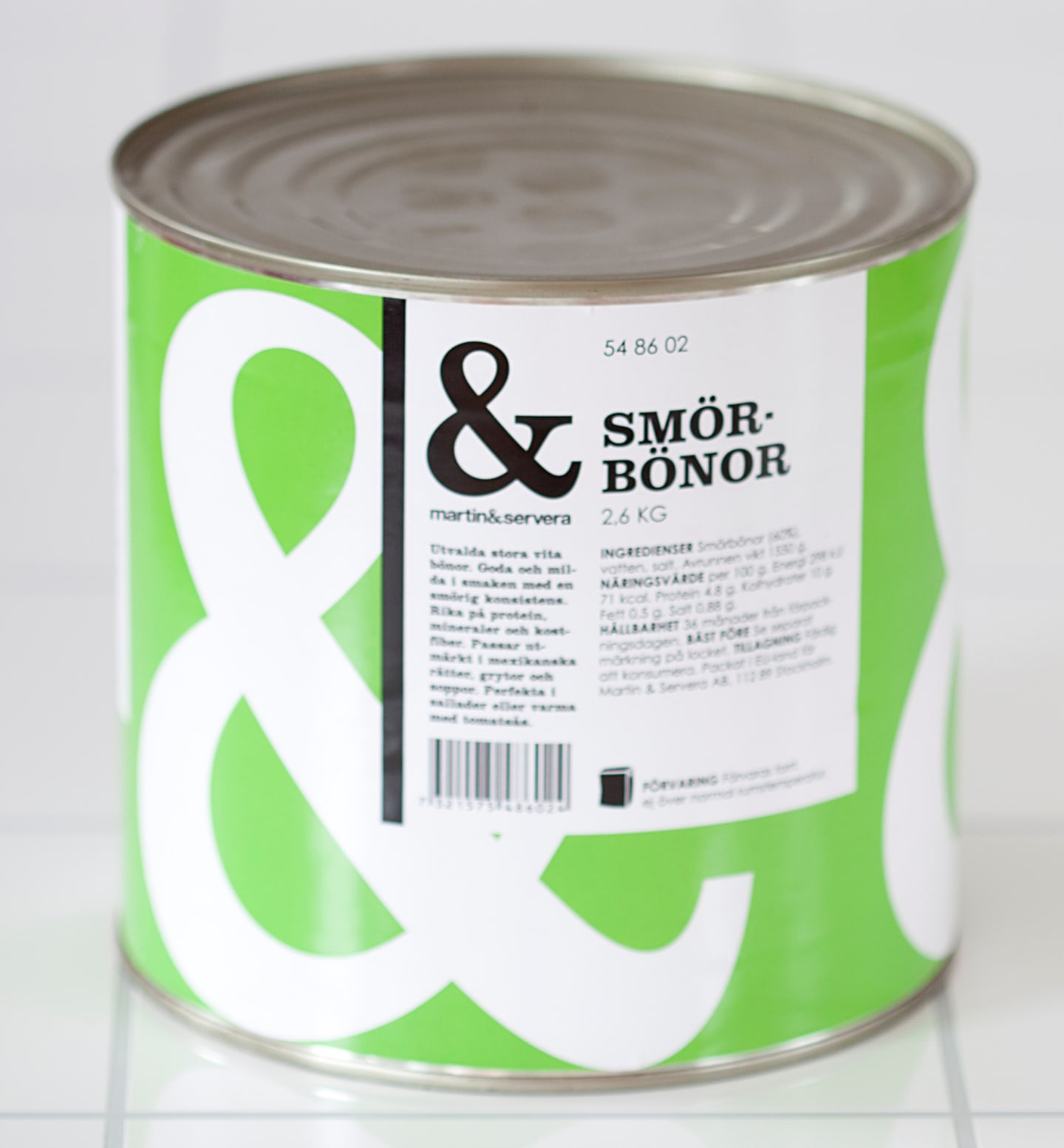 Smörbönor 2,6kg - Bild 1 av 2