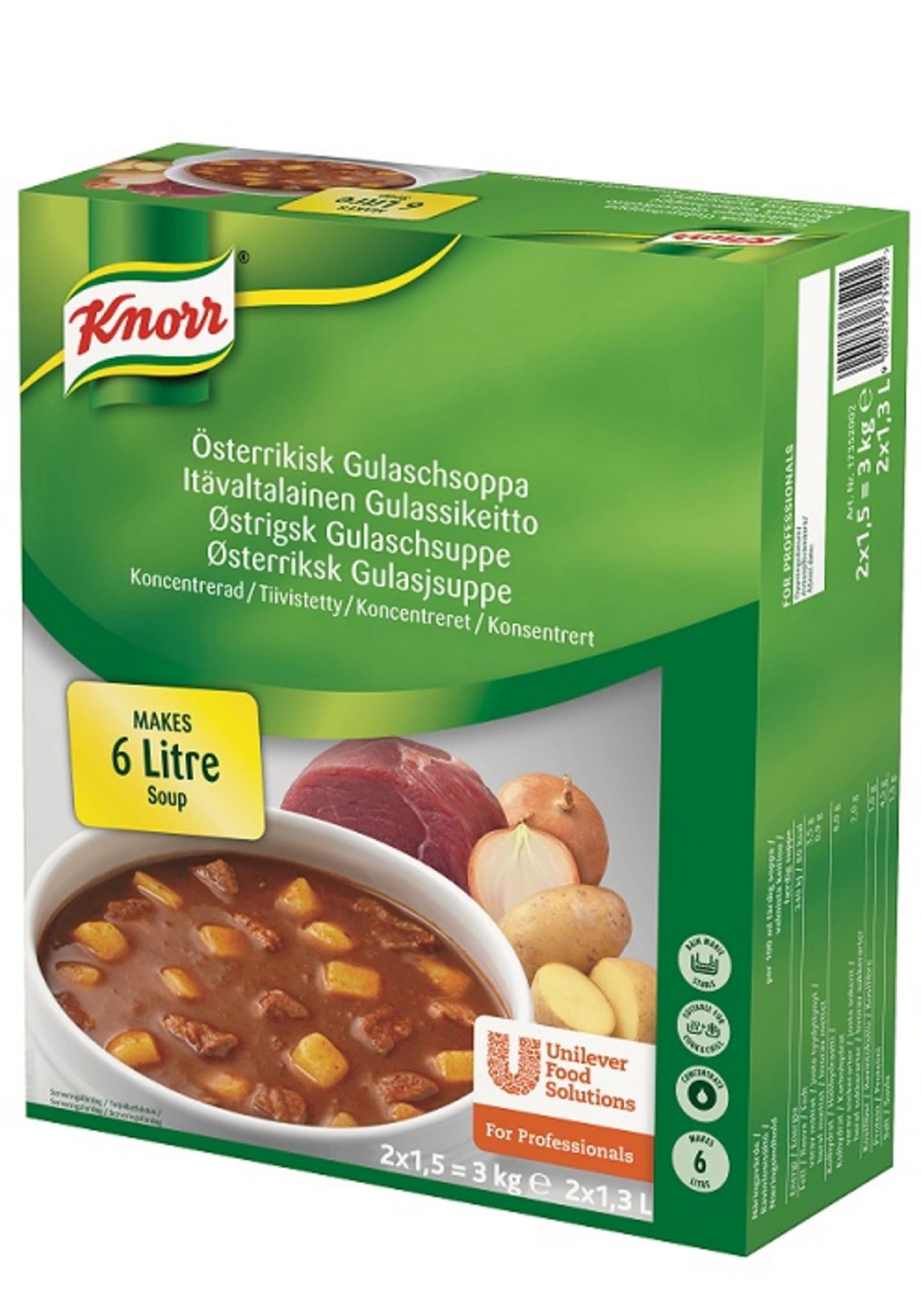 Gulaschsoppa österrikisk 1,5kg