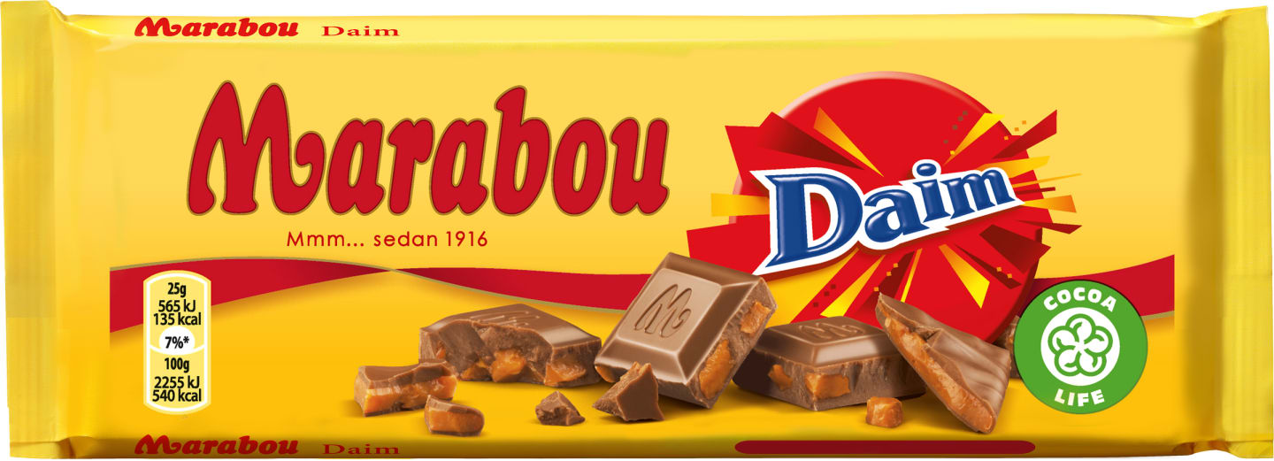 Marabou Daim chokladkaka 100g - Bild 1 av 1
