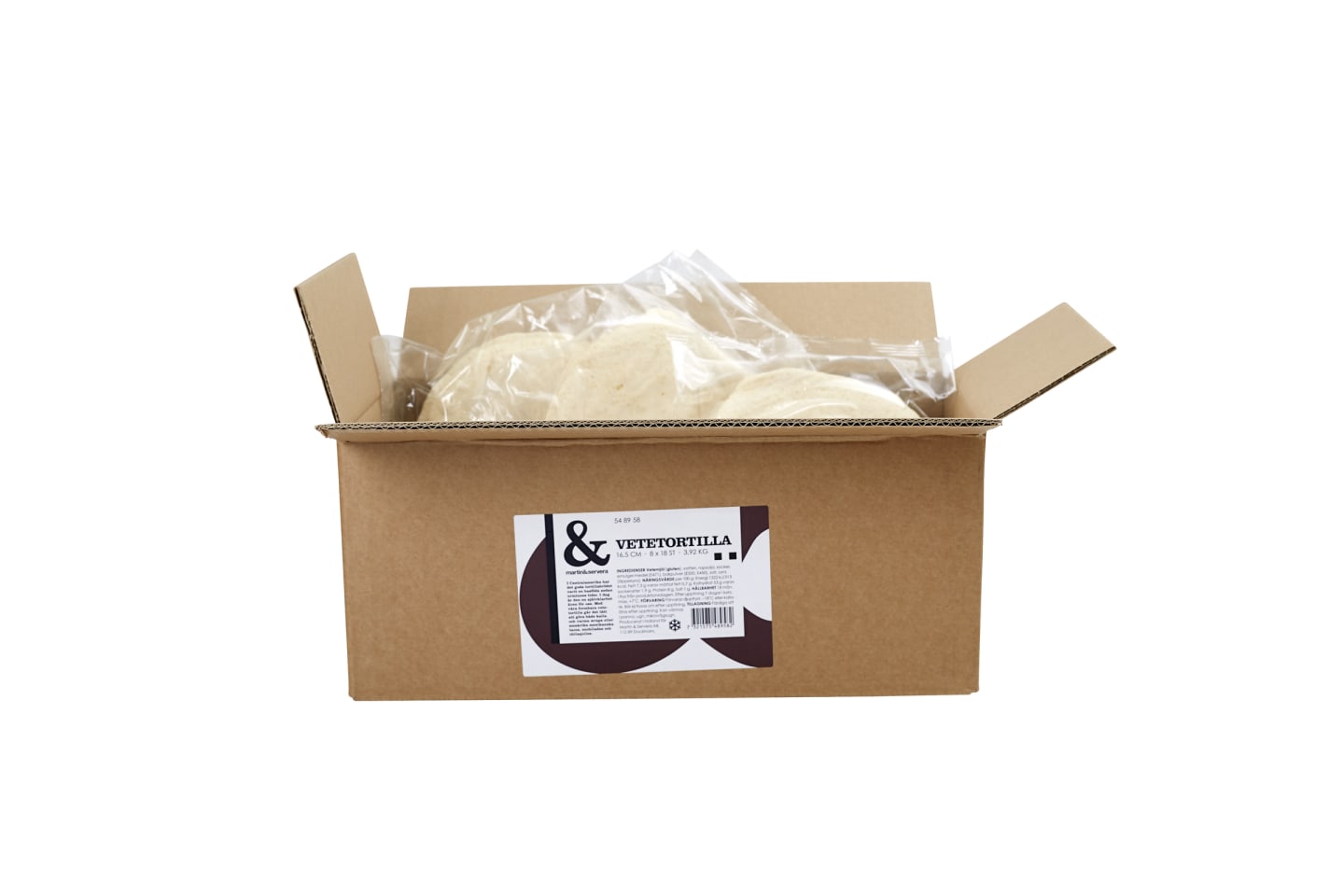 Tortilla vete 16,5cm 18x27g - Bild 1 av 3