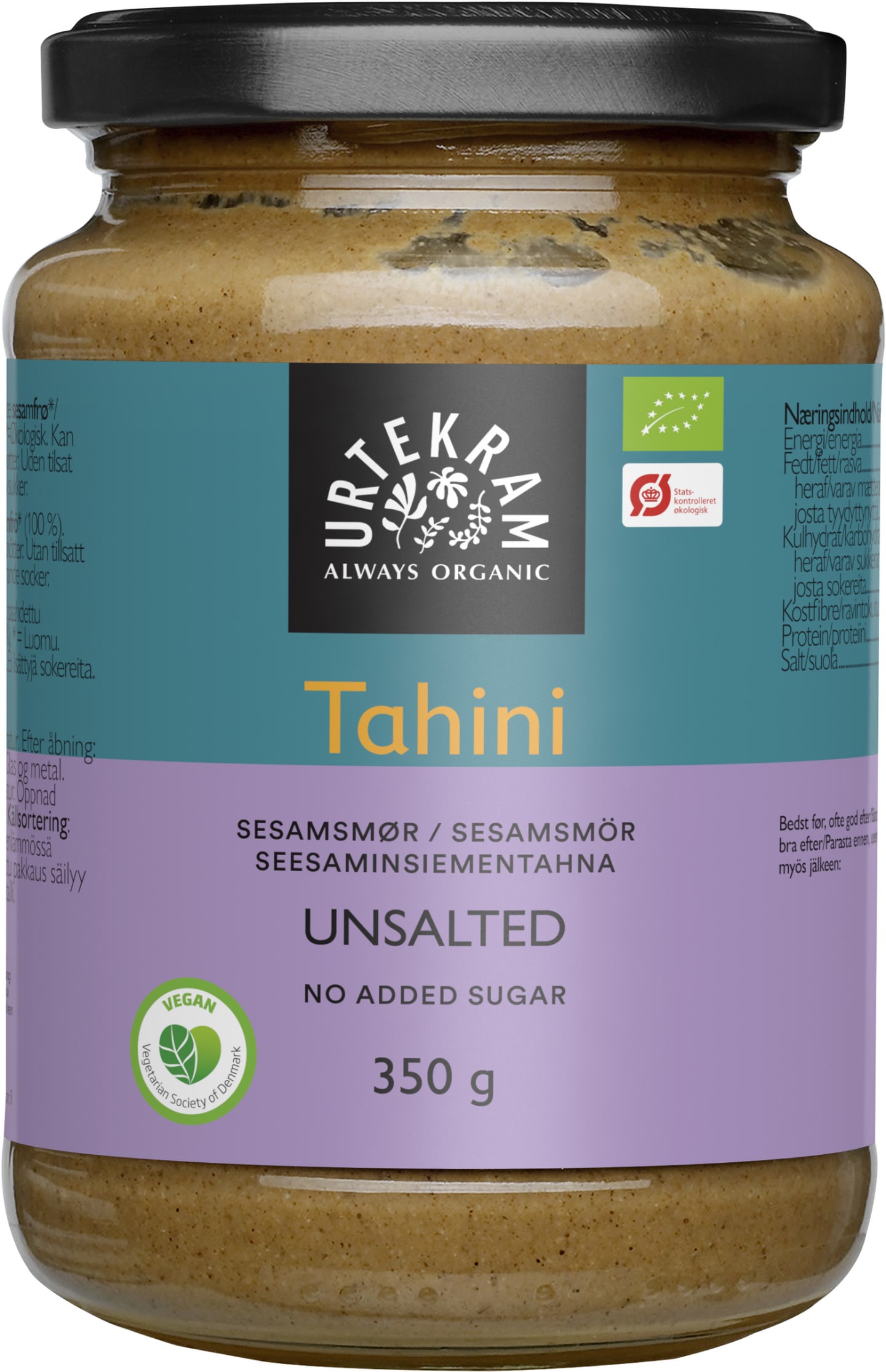 Tahini utan salt 350g
