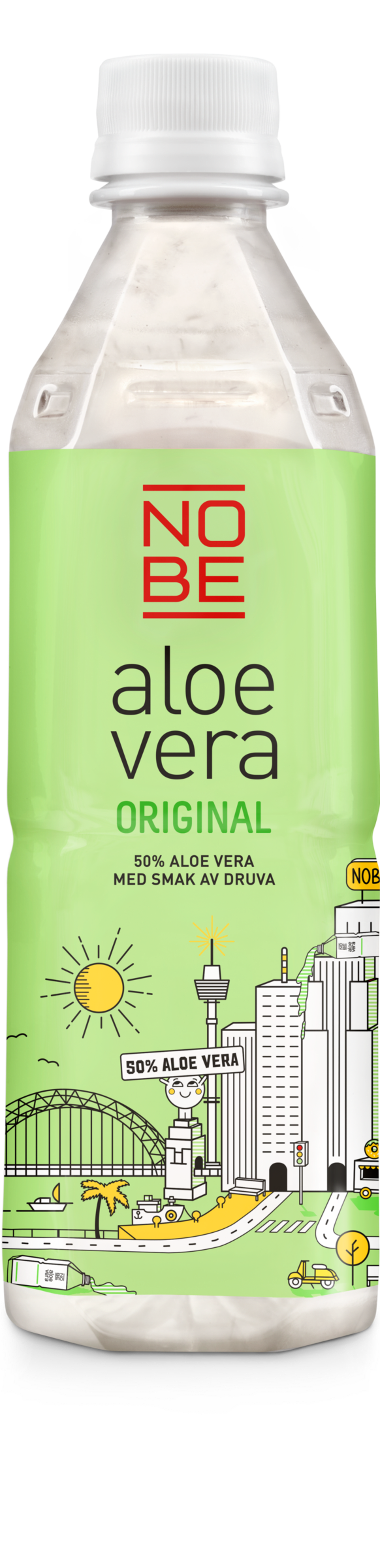 Nobe Aloe Vera original pet 50cl - Energi & sportdryck | Martin & Servera