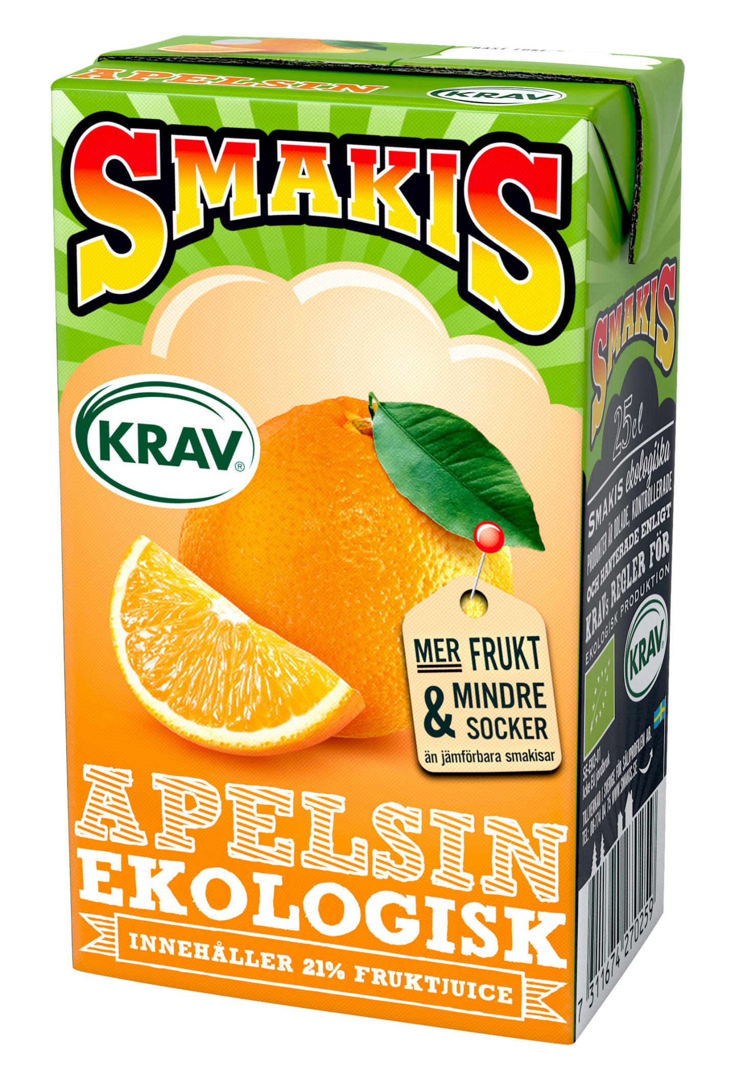 Smakis apelsin 25cl - Bild 1 av 1