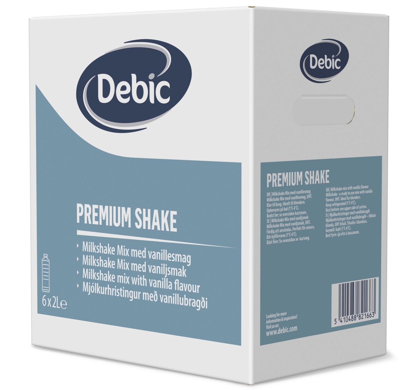 Milkshake premium 5% 2liter - Bild 1 av 3