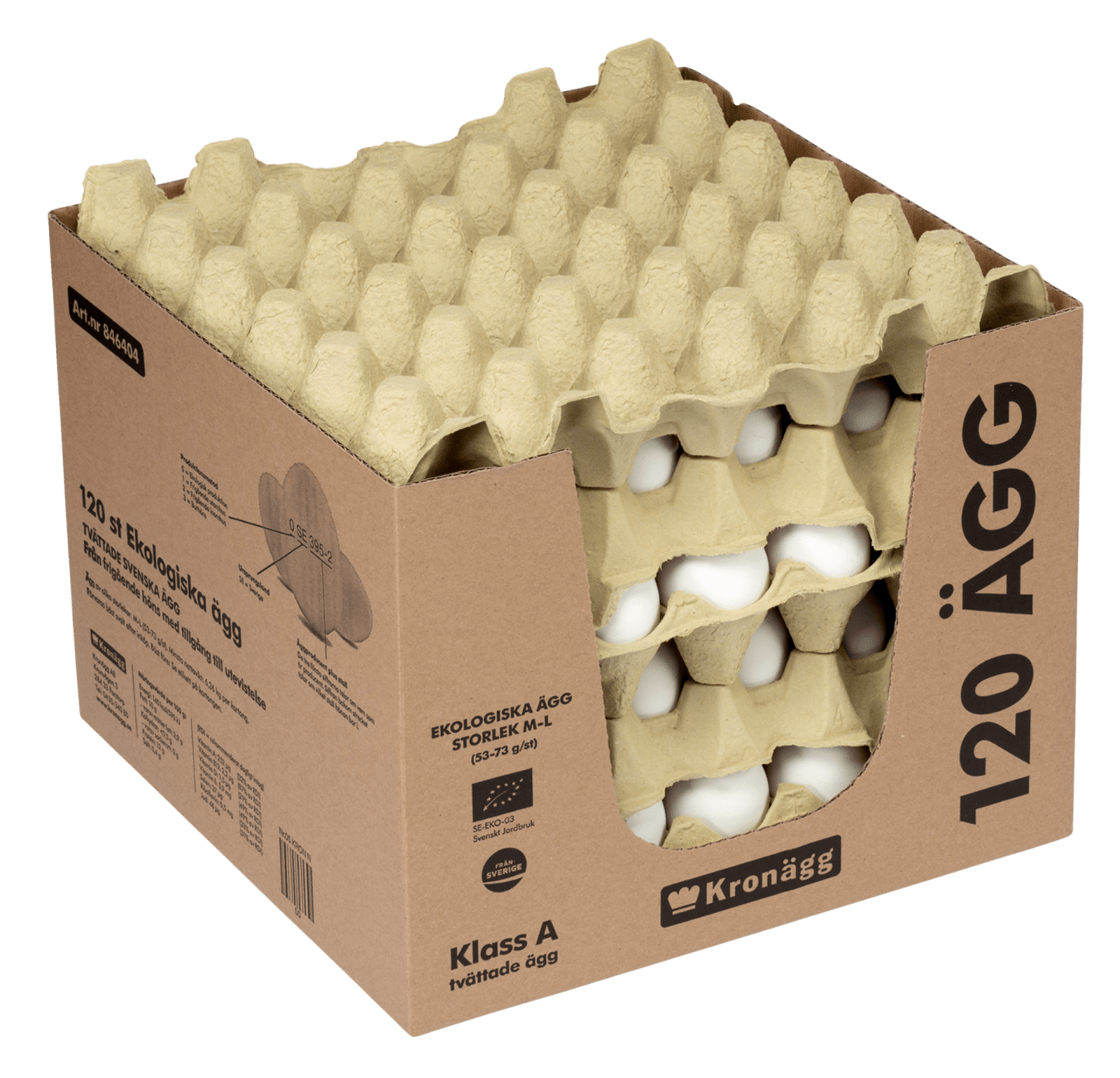 Ägg lösvikt M/L 30p 1,95kg