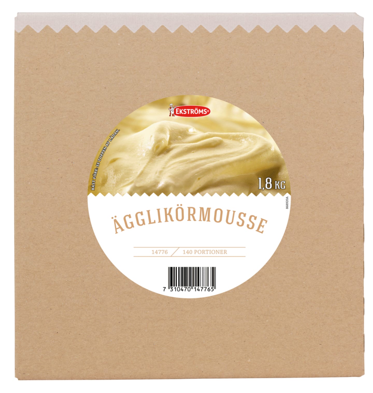 Ägglikörmousse 140p 2x900g