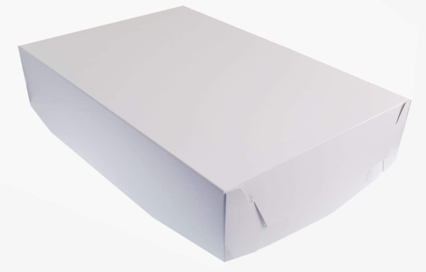 Tårtlock till kartong vit 30x45x9 100st