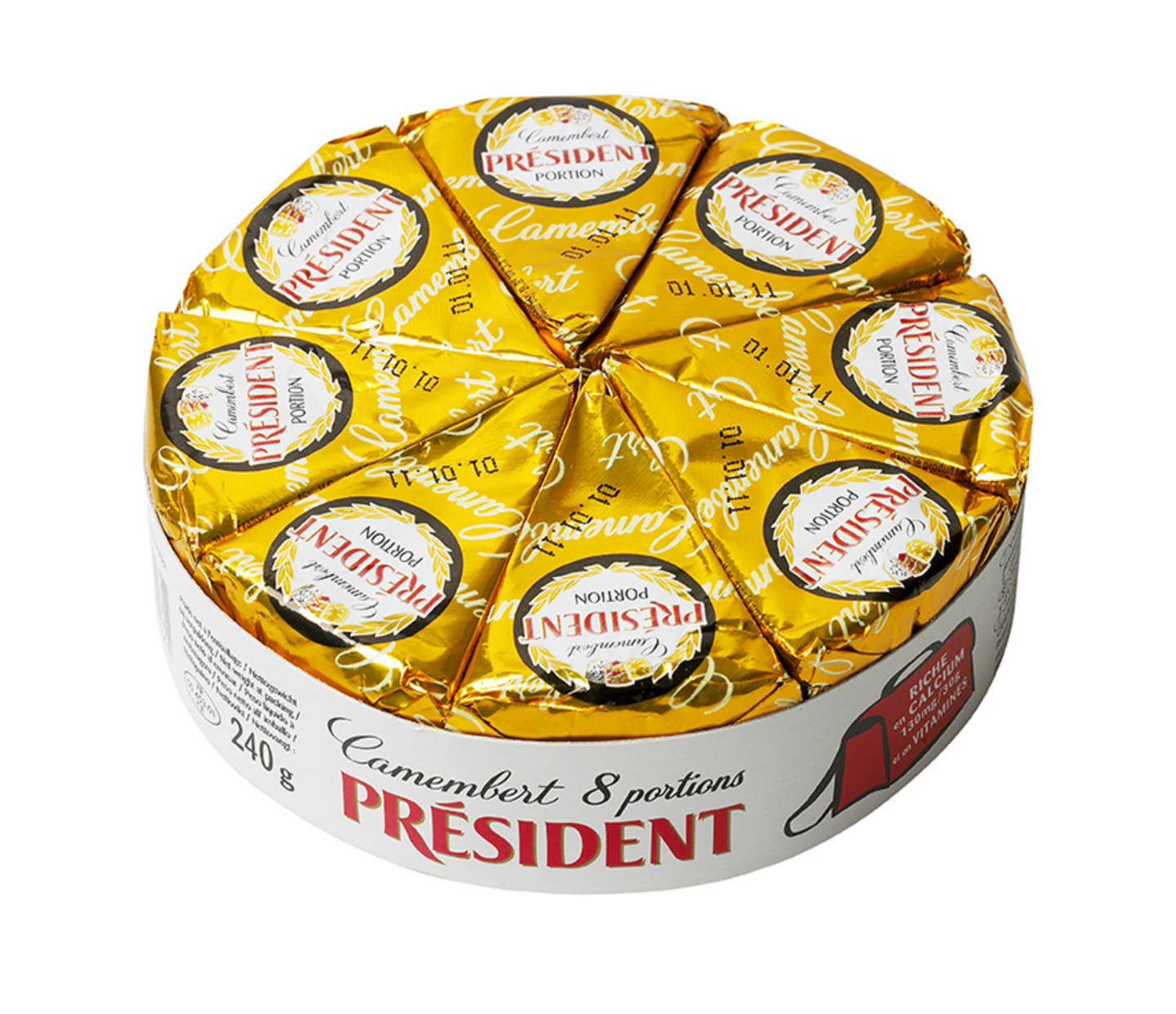 Camembert portion 8x30g