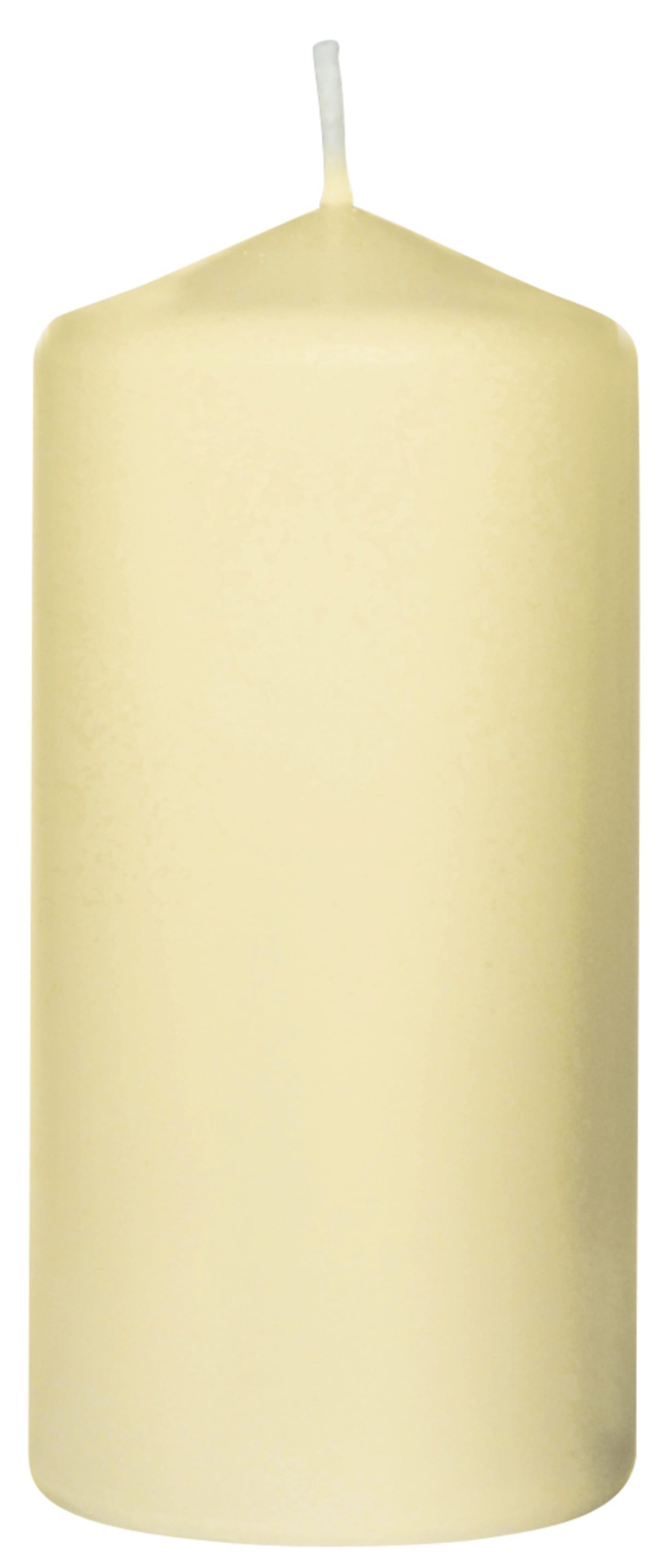 Blockljus vanilj 6x13cm paraffin6st