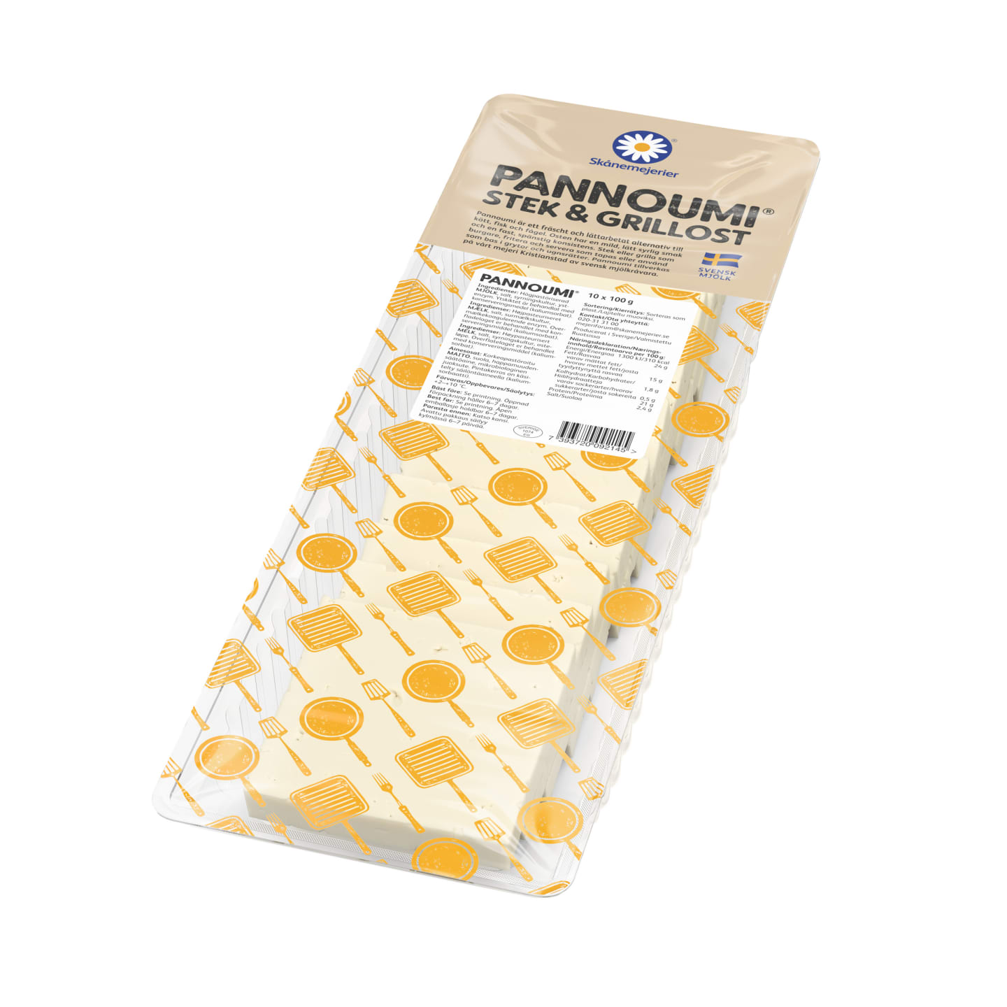 Pannoumi stek grillost skivad 10x100g - Bild 1 av 2