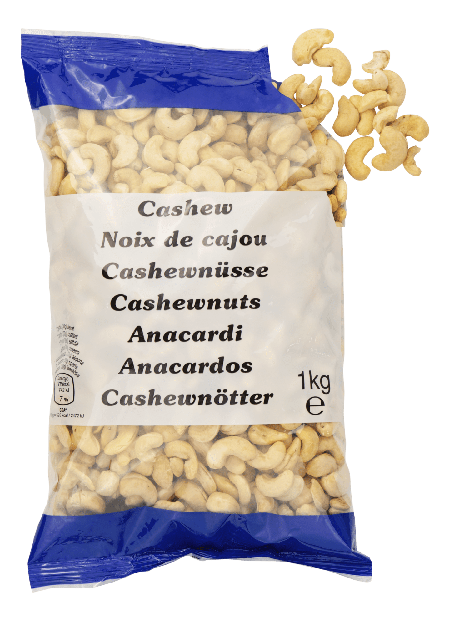Cashew nöt naturell 1kg - Bild 1 av 2