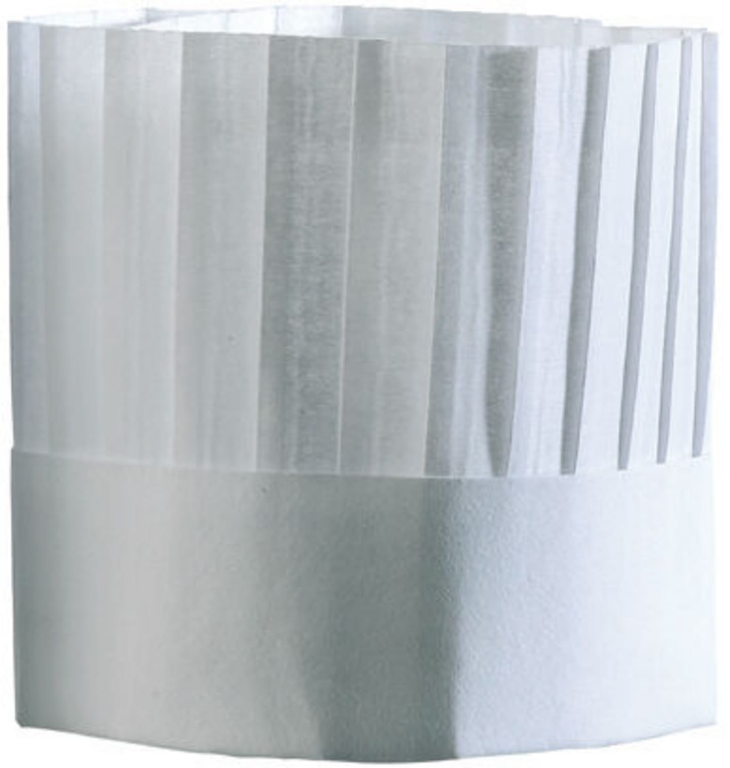 Kockmössa engångs vit 180mm 10st