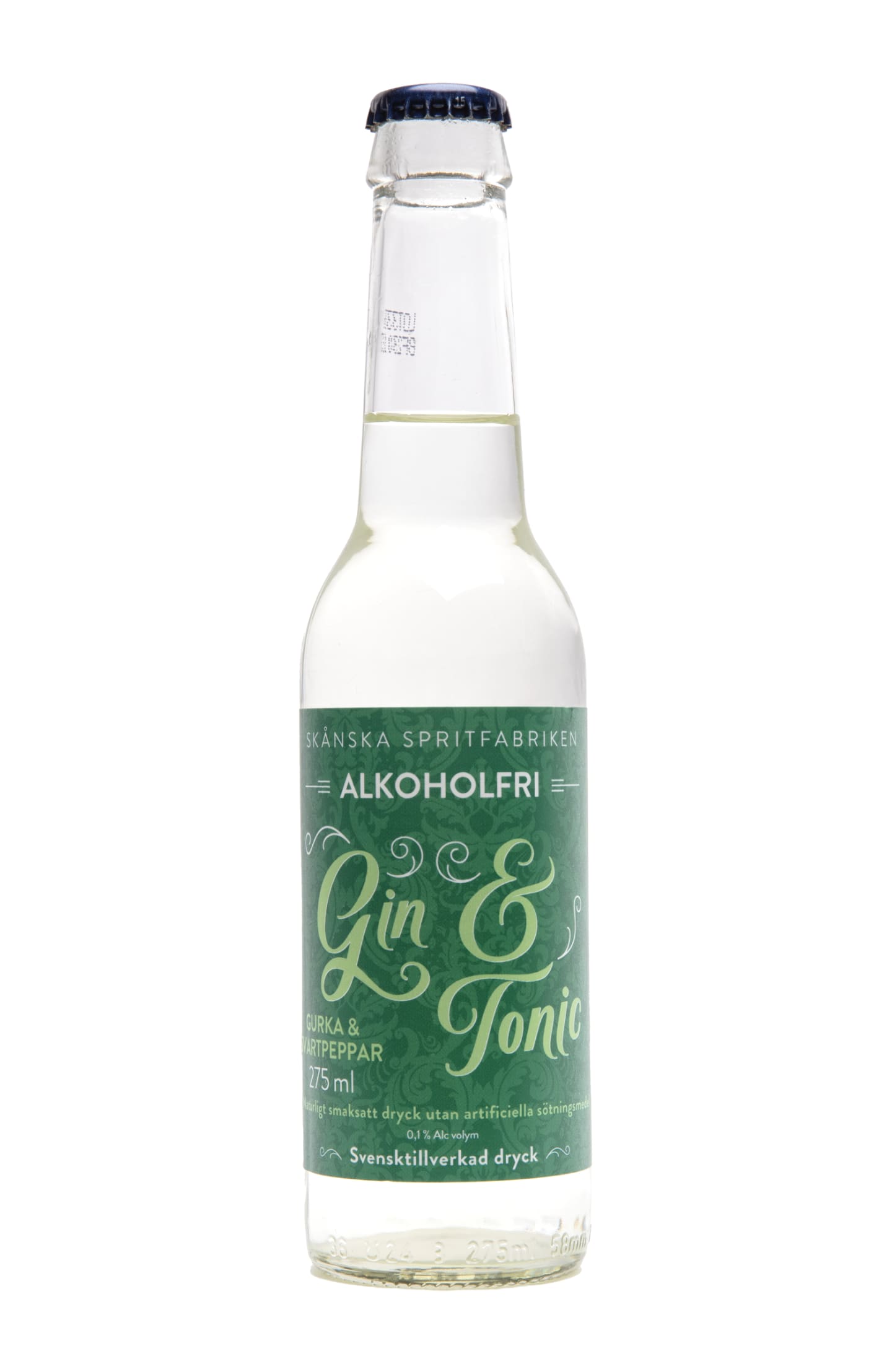 Gin & Tonic Gurka Svartpep Alkfri 27,5cl