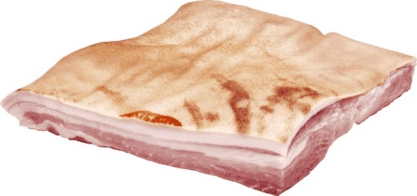 Fläsksida m svål hållbarhetsgris 4,96kg
