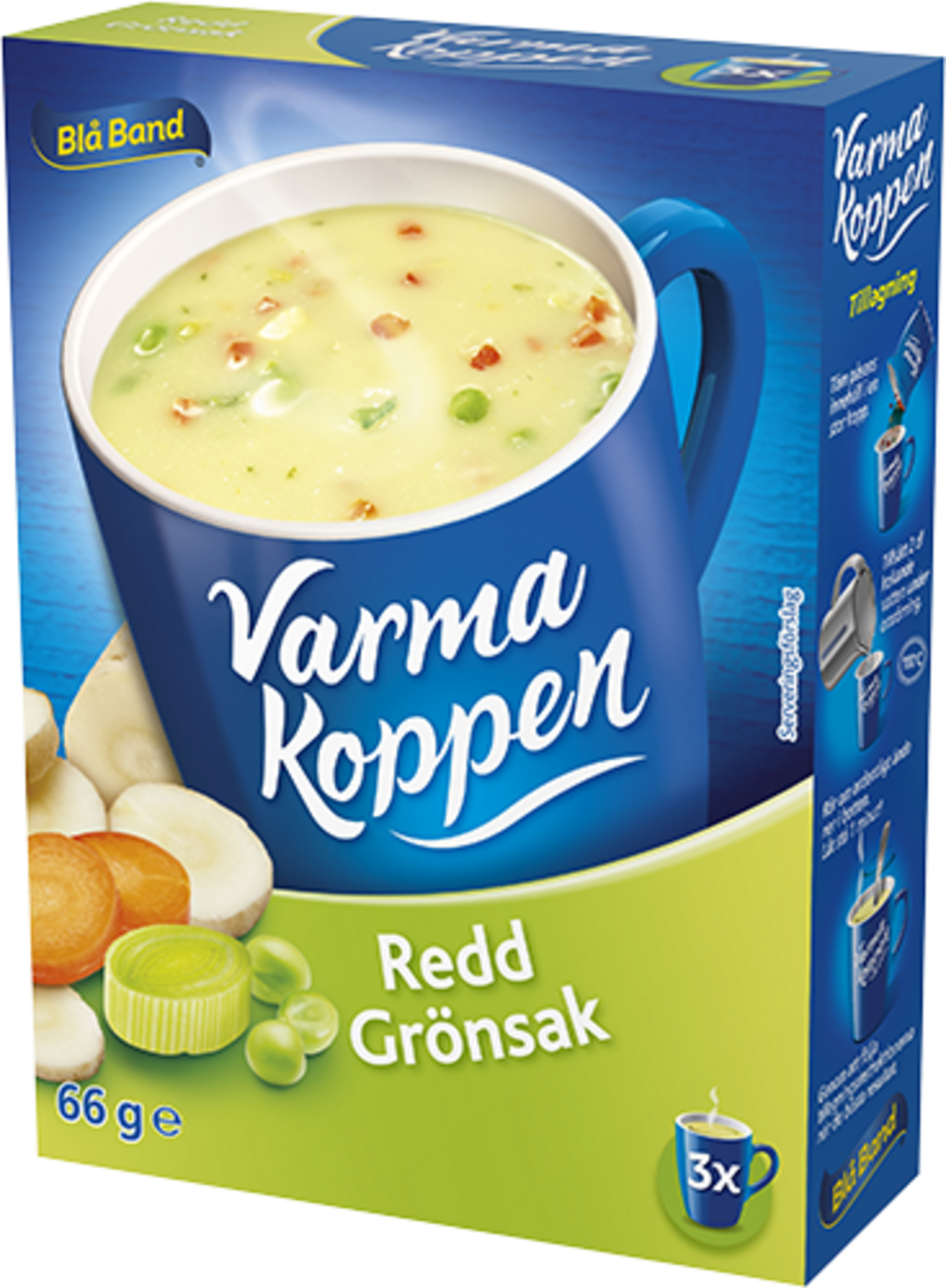 Grönsakssoppa redd Varma koppen 3p 66g