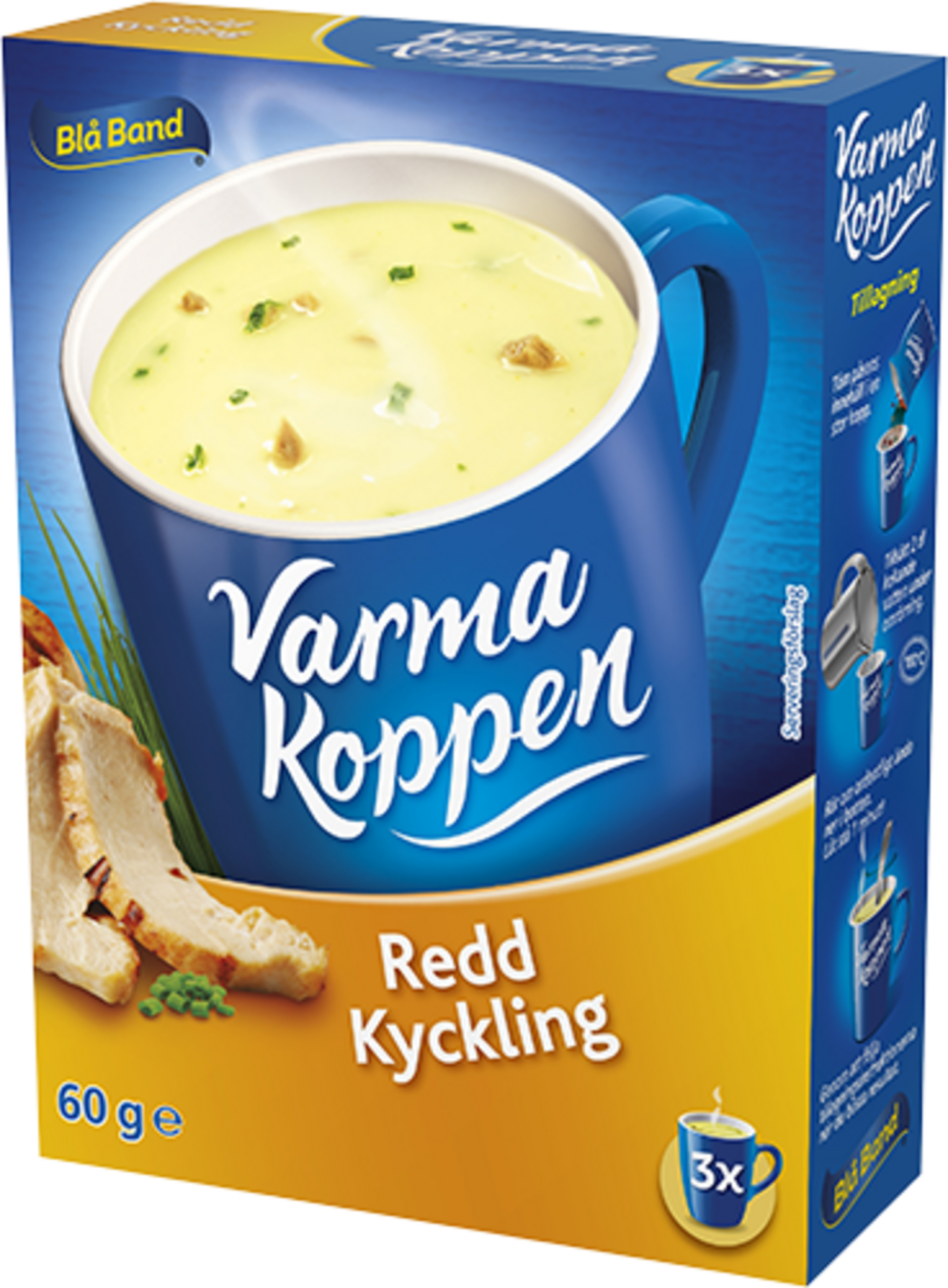Kycklingsoppa redd Varma koppen 3p 60g