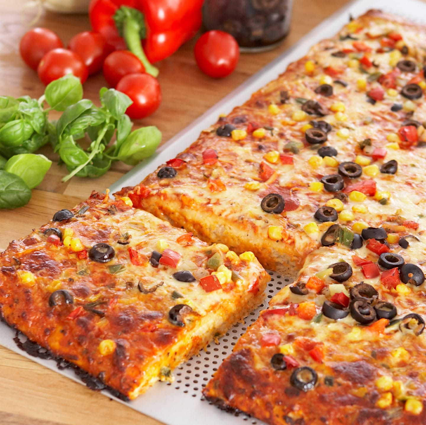 Panpizza vegetarisk gastro 1,5kg - Bild 1 av 1