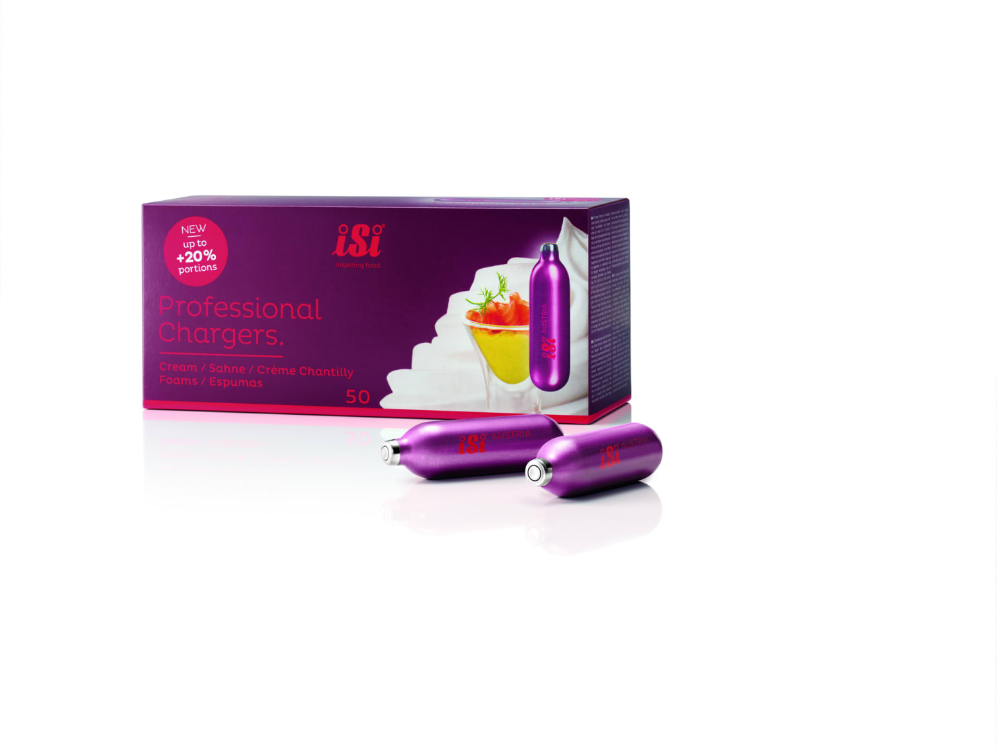 Patron gräddsifon N20 isi 50pack