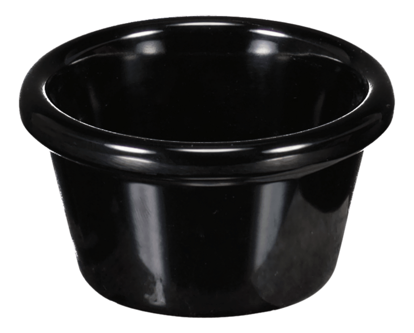 Ramekin svart melamin 6cl