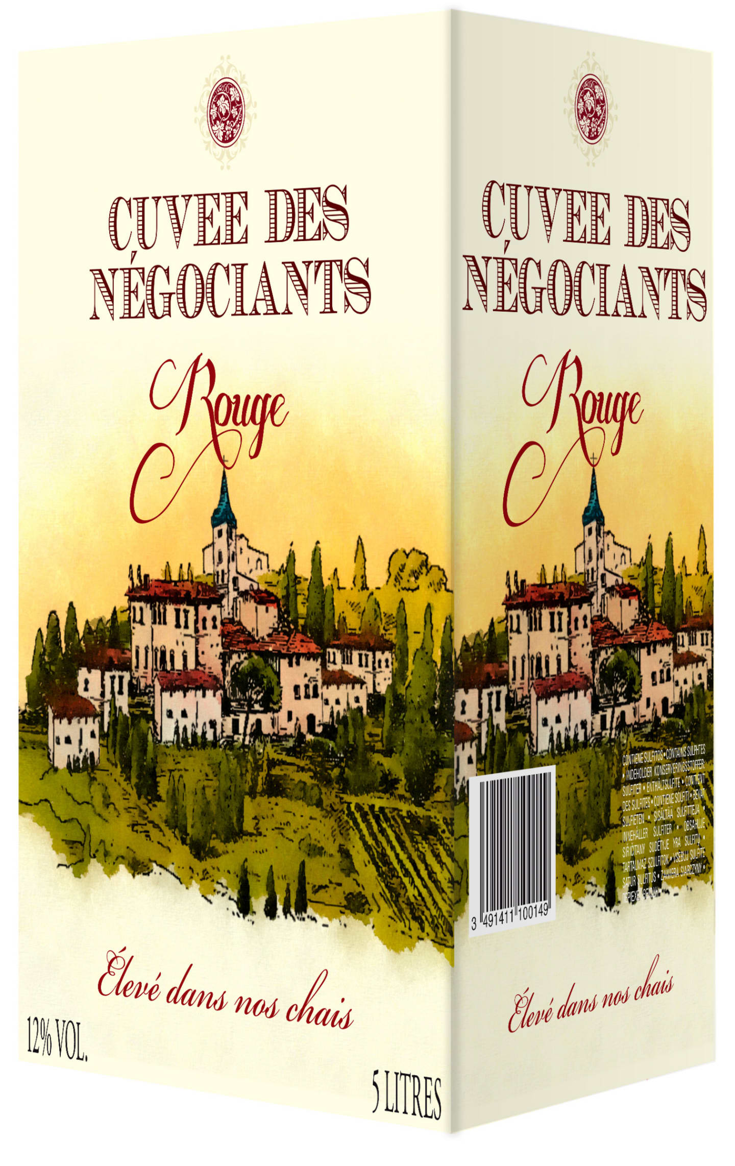 Cuvee des Negociants Red BIB 5L
