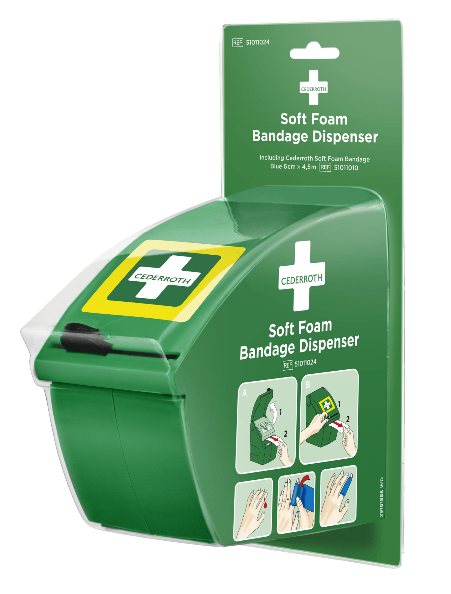 Cederroth dispenser soft foam blå 1st - Bild 1 av 2