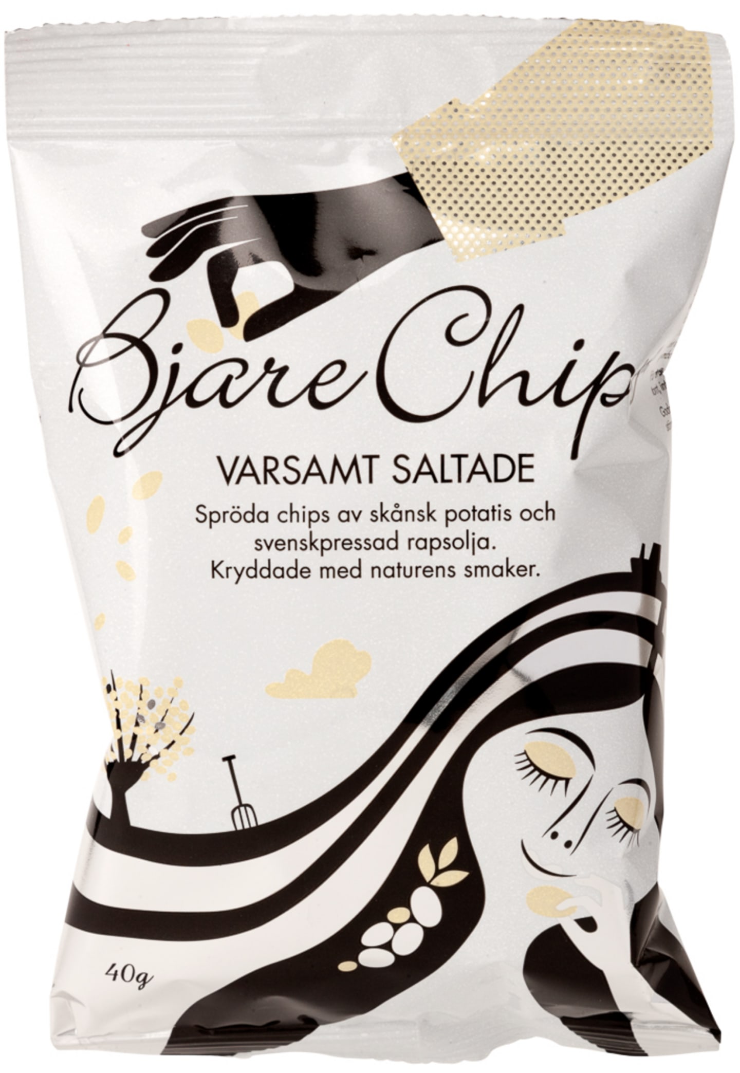Bjäre Chips Varsamt saltade 40g - Bild 1 av 1
