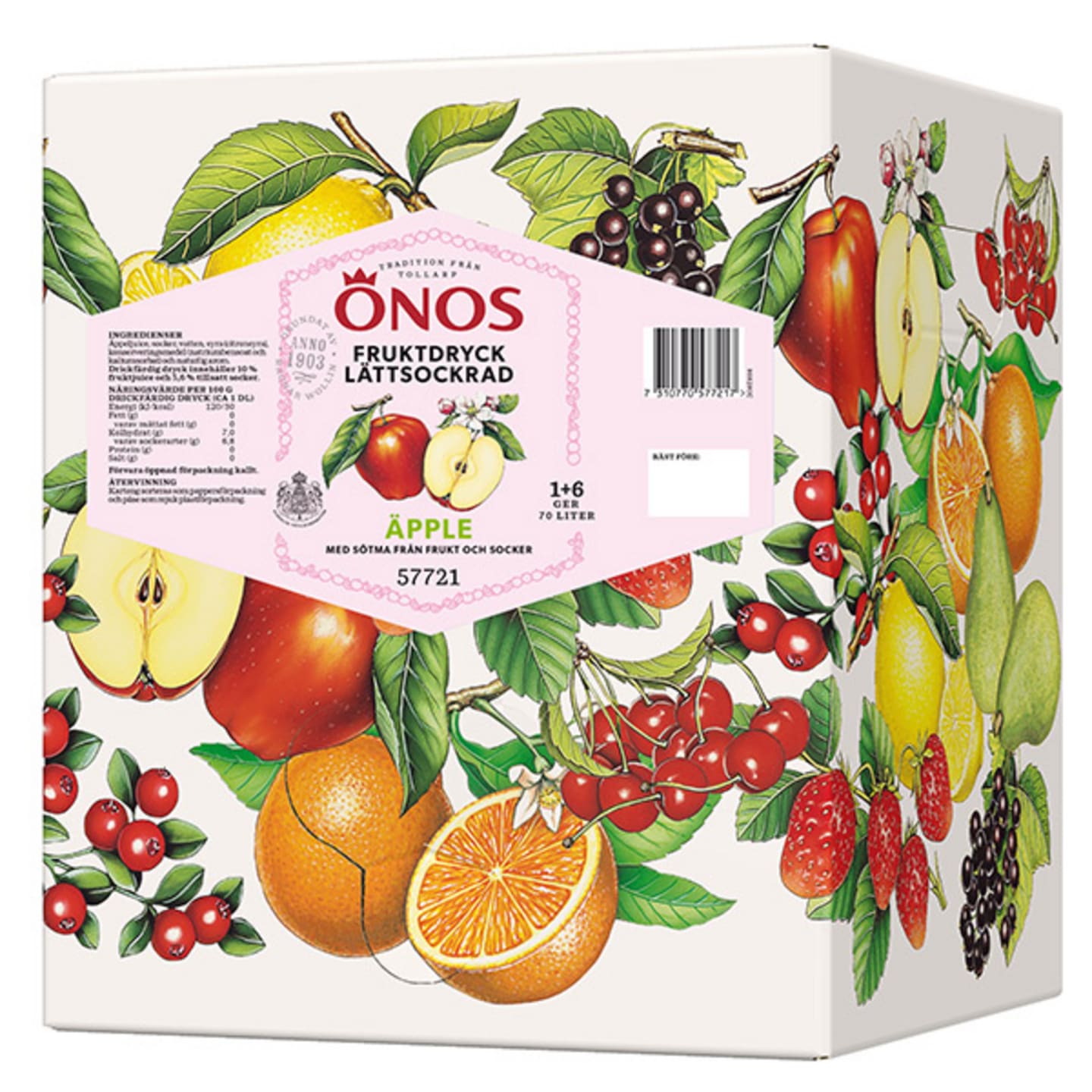 Äpple Lättsockrad Fruktdryck BIB 10L - Bild 1 av 1