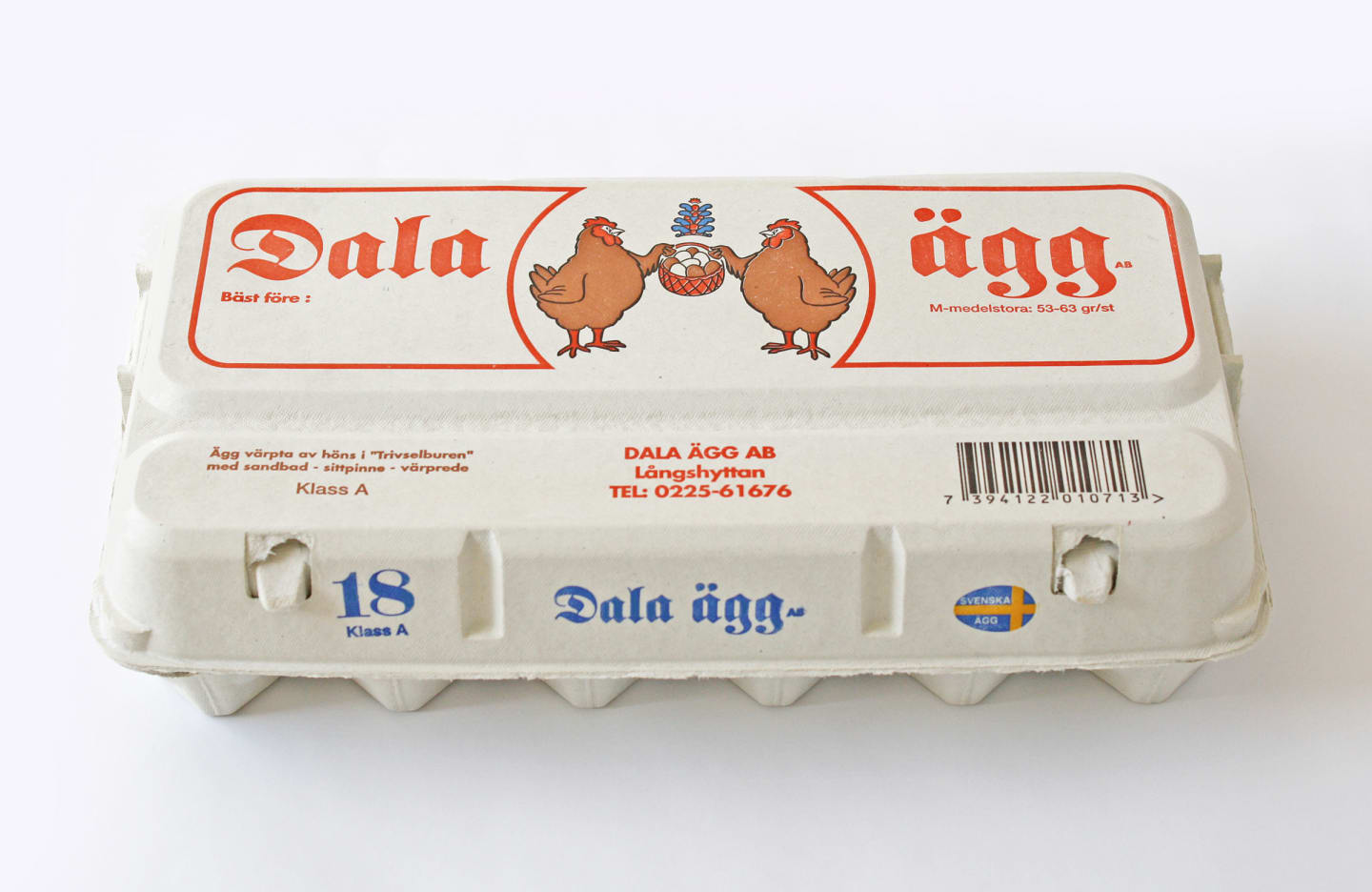 Ägg L 18p 1,071kg
