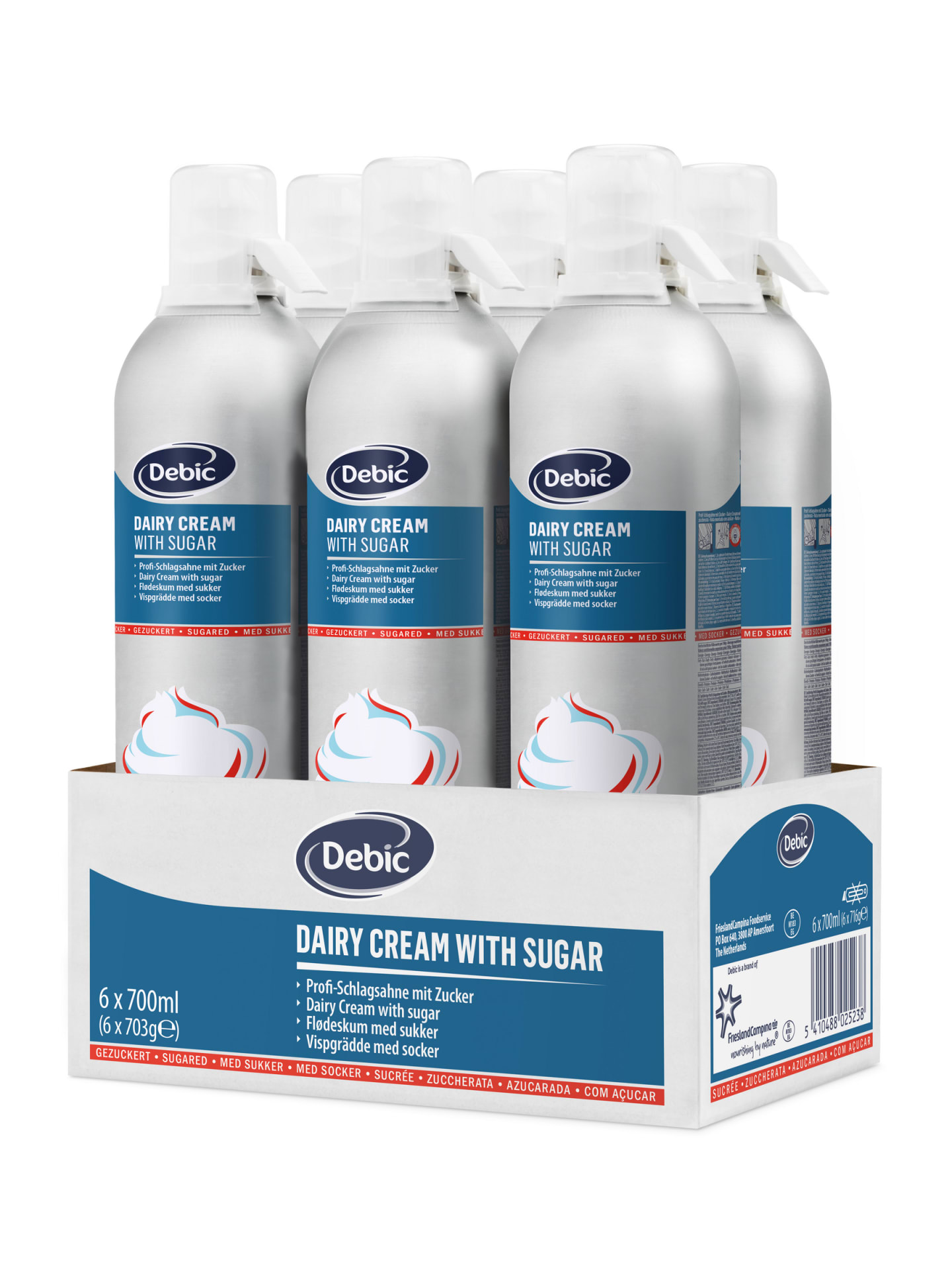 Spraygrädde sötad 700ml - Bild 1 av 3