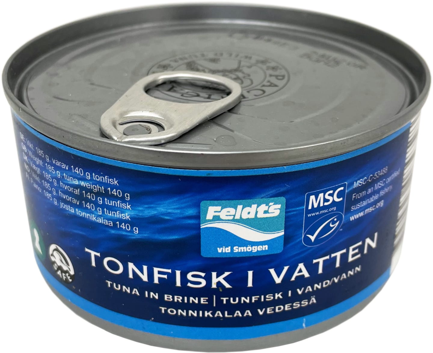 Tonfisk i vatten MSC 185g
