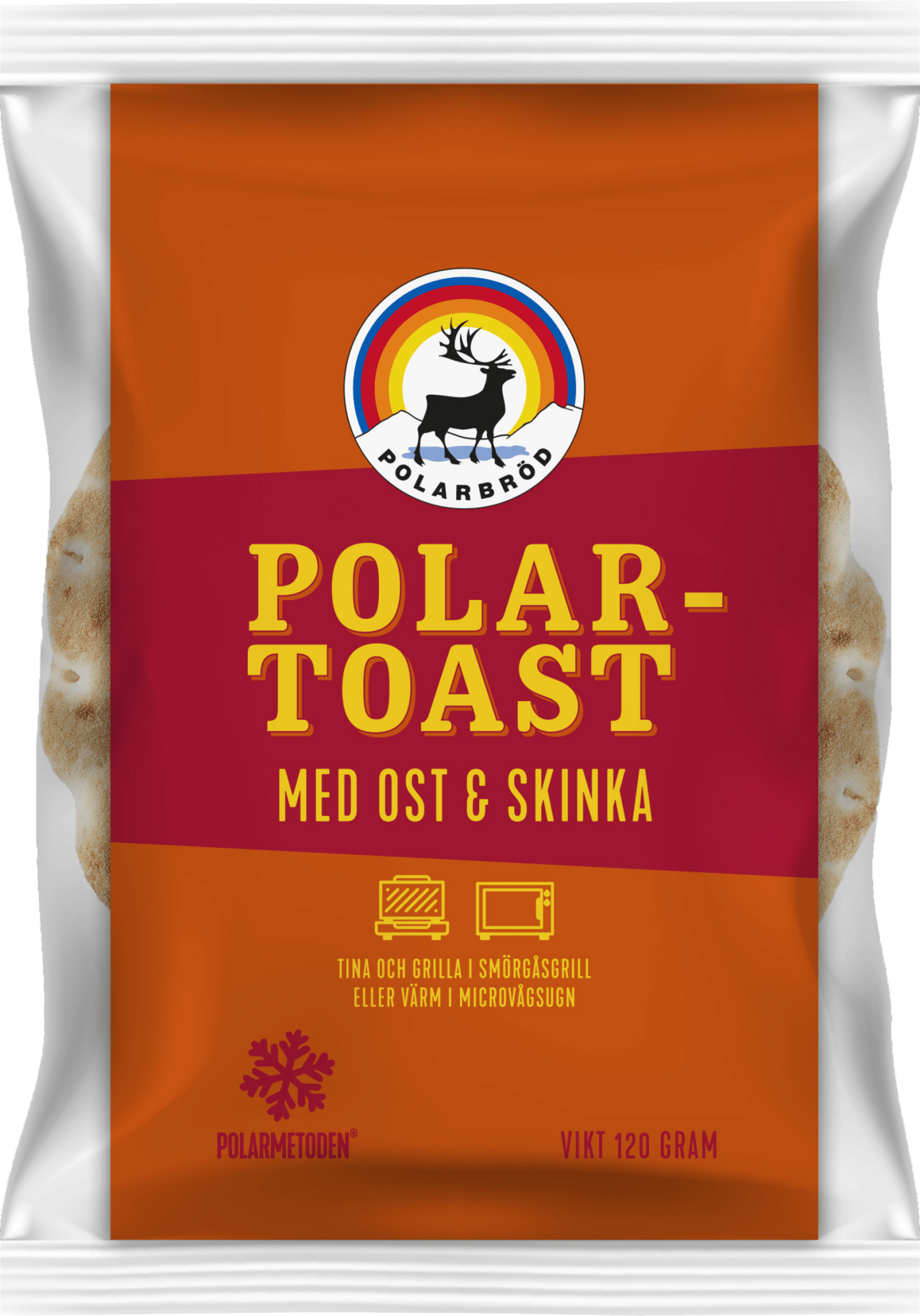 Polartoast ost & skinka 120g