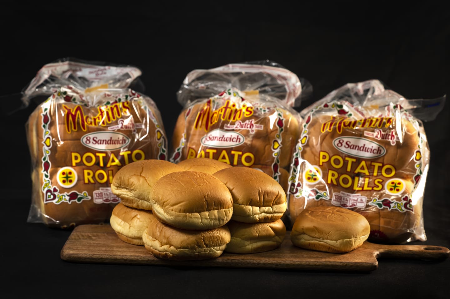 Hamburgerbröd Potato 3,5 Inch 8x53g - Bild 1 av 3