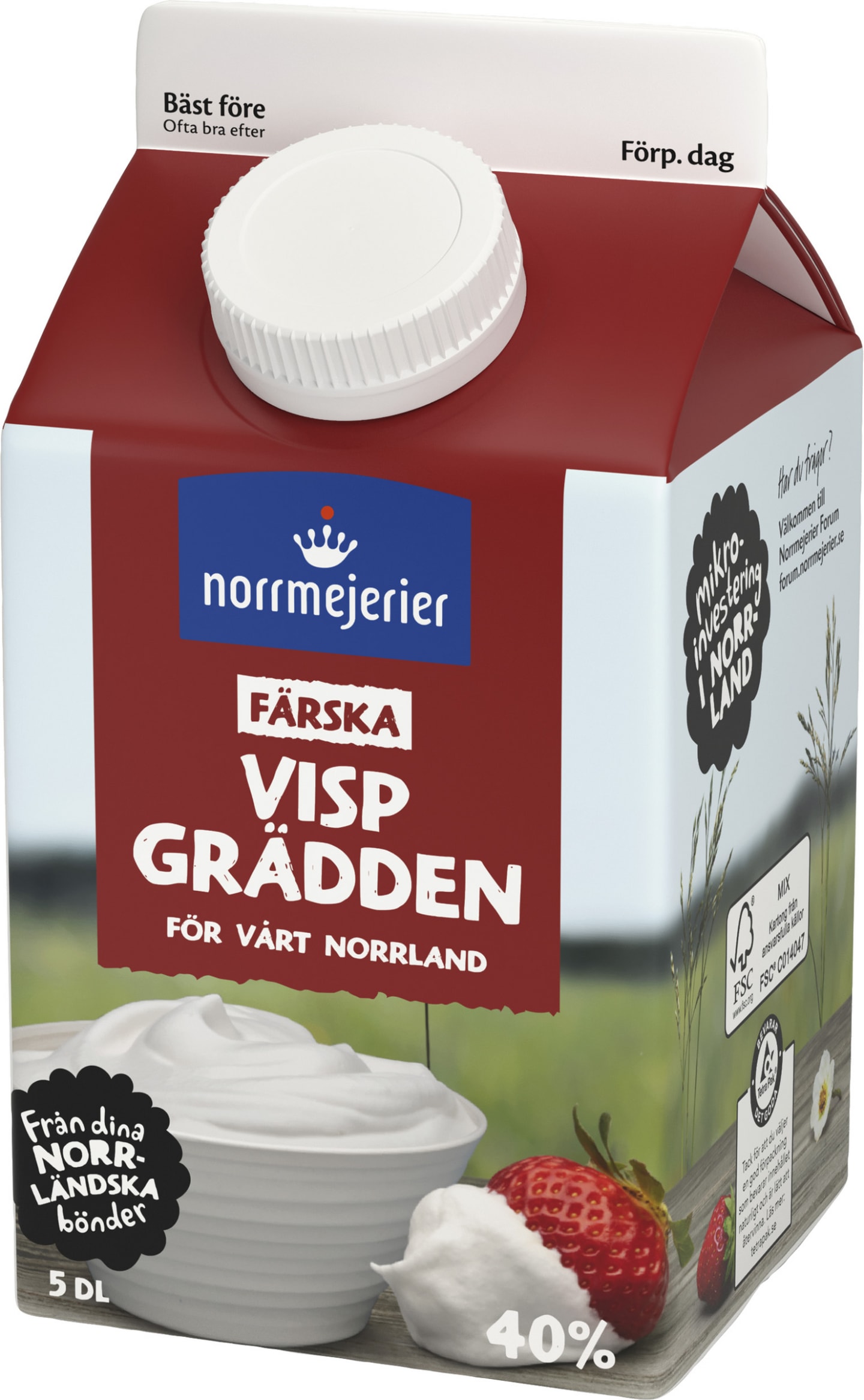 Vispgrädde 40% 5dl - Bild 1 av 1