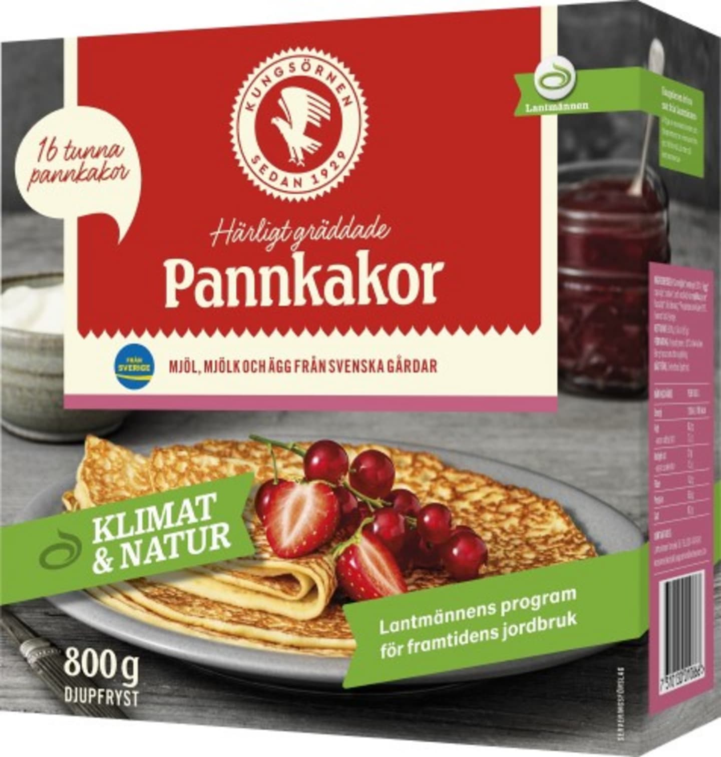 Pannkaka från sverige 800g