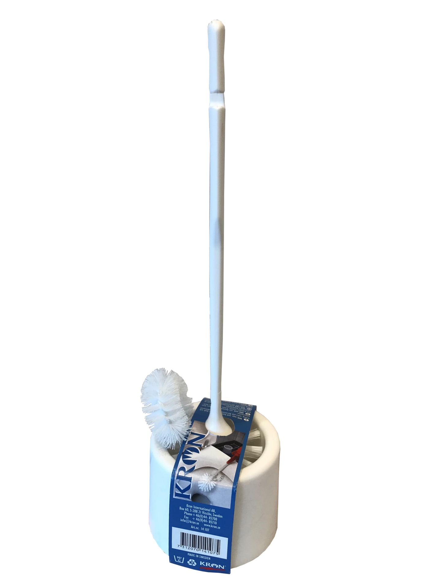 WC set med spolrens vit
