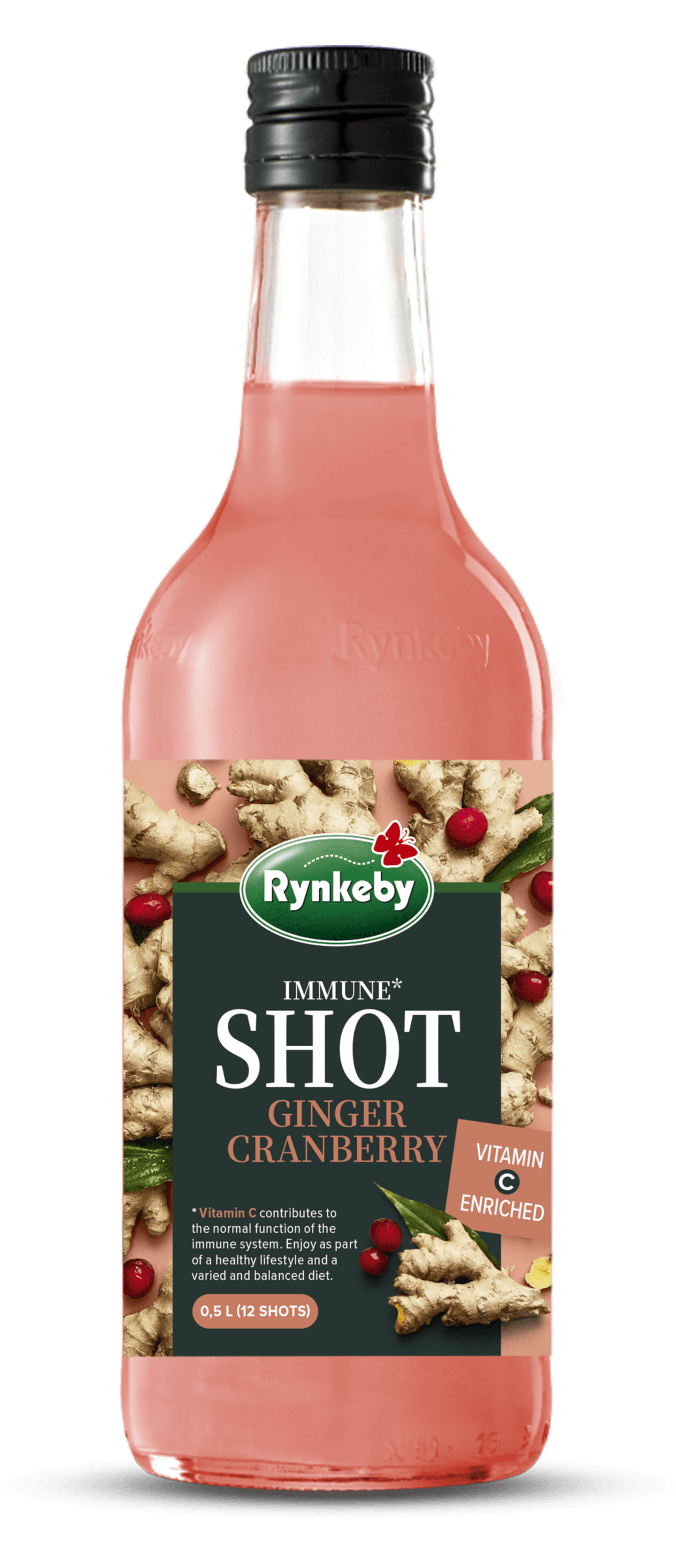 Ingefära/Tranbär Shot 50cl