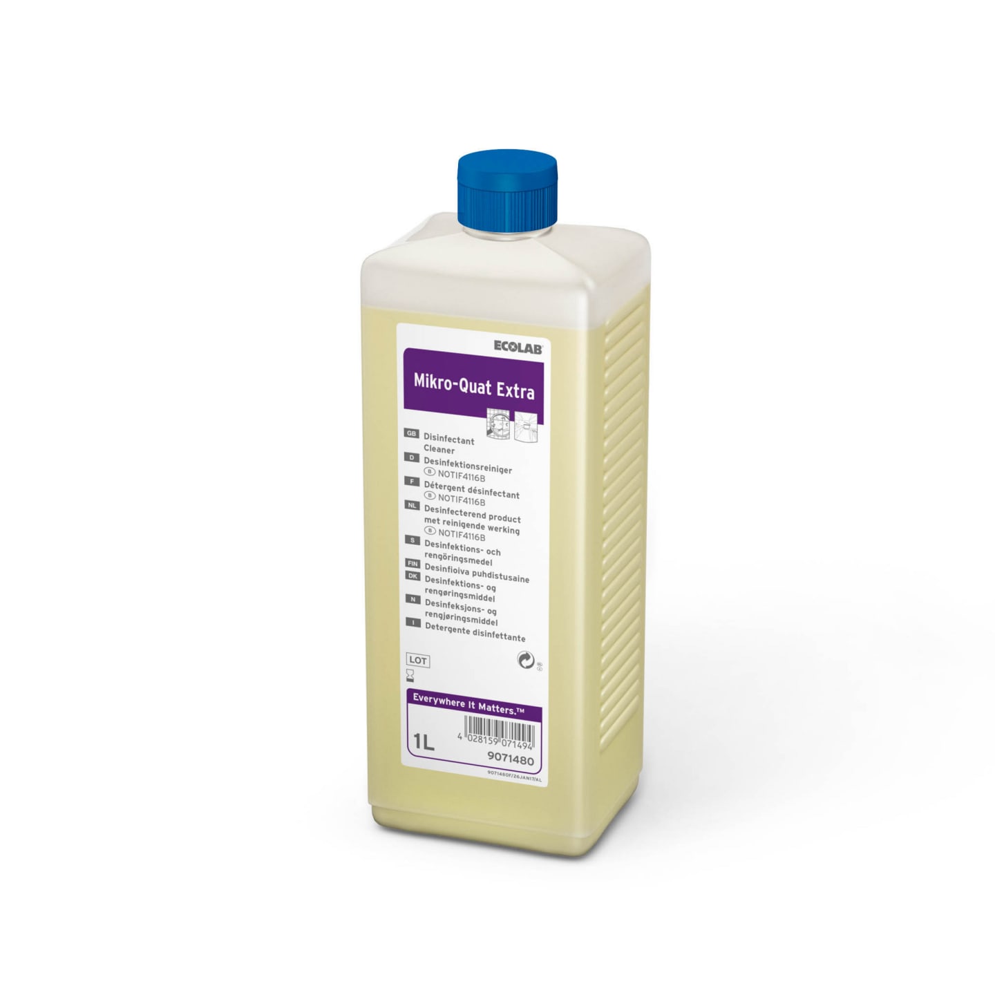 Mikro Quat desinfektion 1L