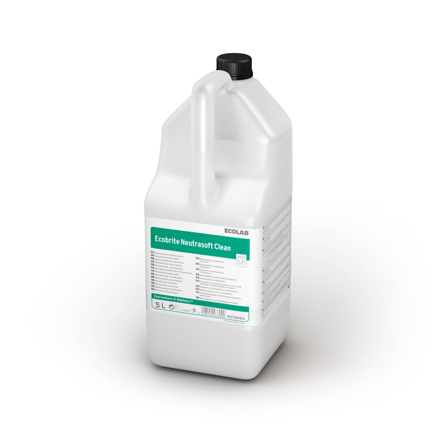 Sköljmedel Ecobrite Neutrasoft clean 5li