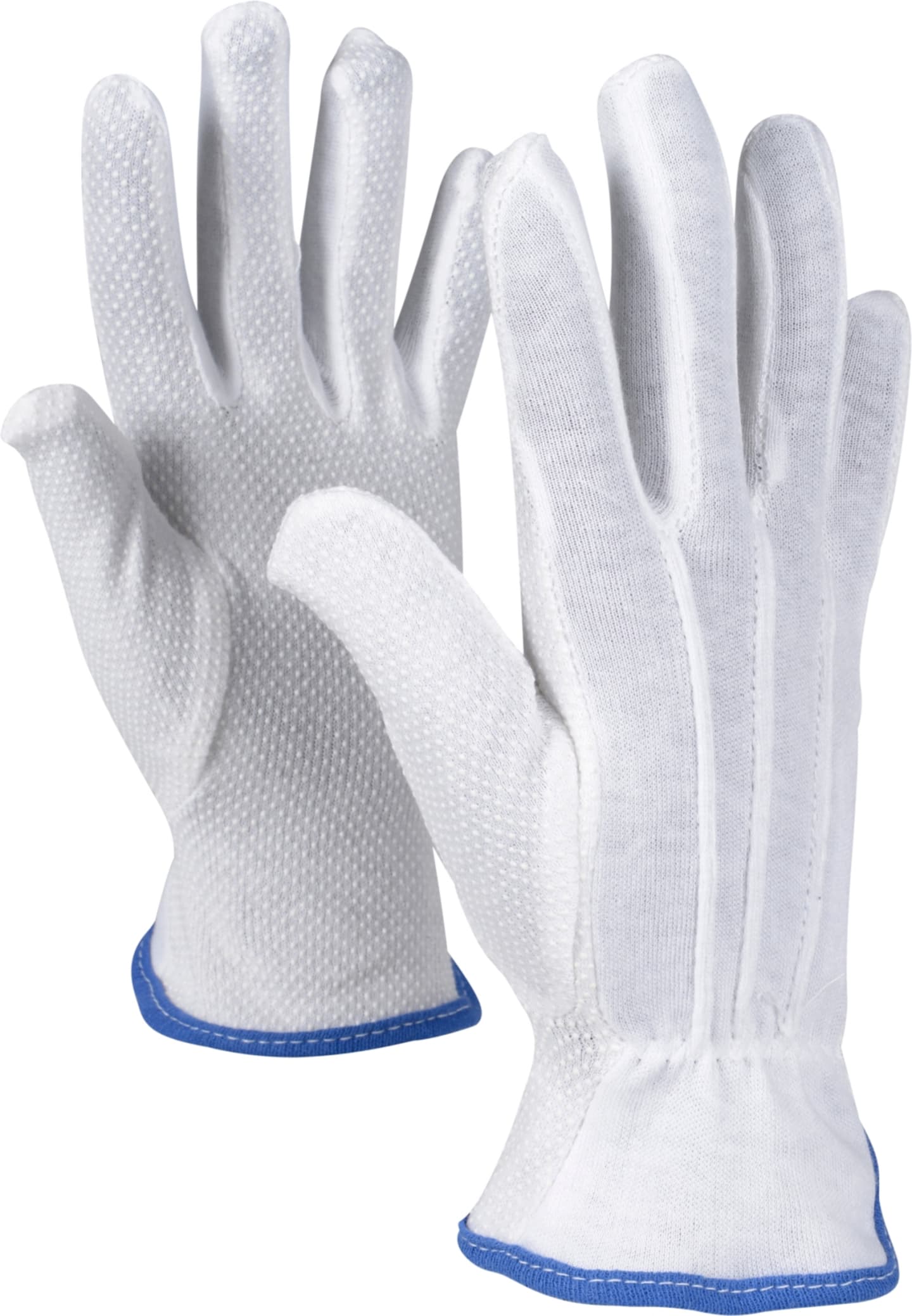 Frackvante med noppor vit stl9 12 par