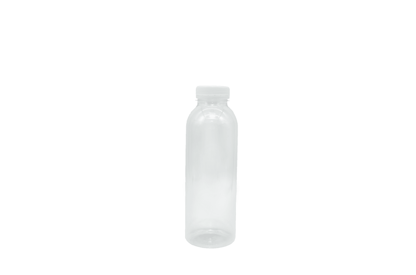 PET-flaska 500ml med vit kapsyl 110st